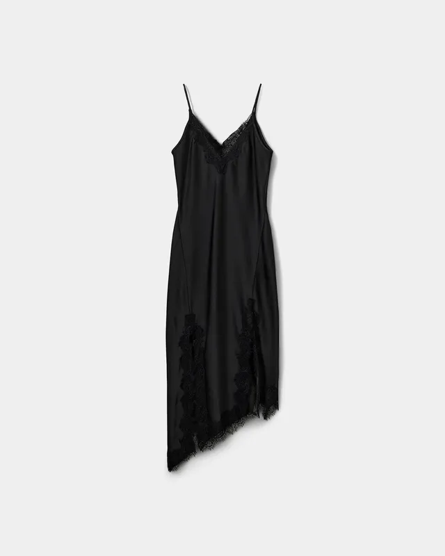 sofie-schnoor-women-lounellesw-satinkleid-schwarz-spitze-gr-34 image 1