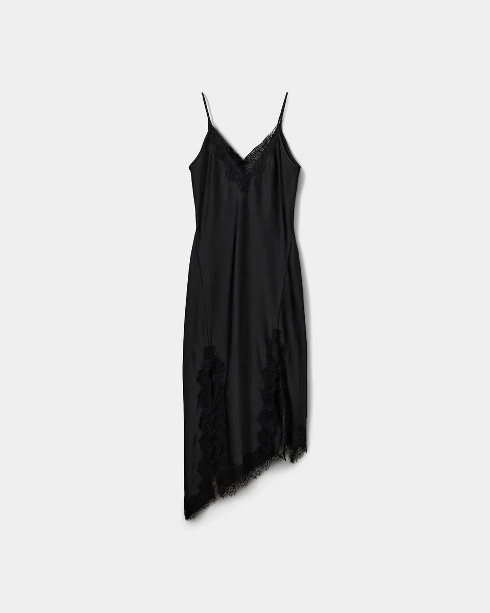 sofie-schnoor-women-lounellesw-satinkleid-schwarz-spitze-gr-34 image 1