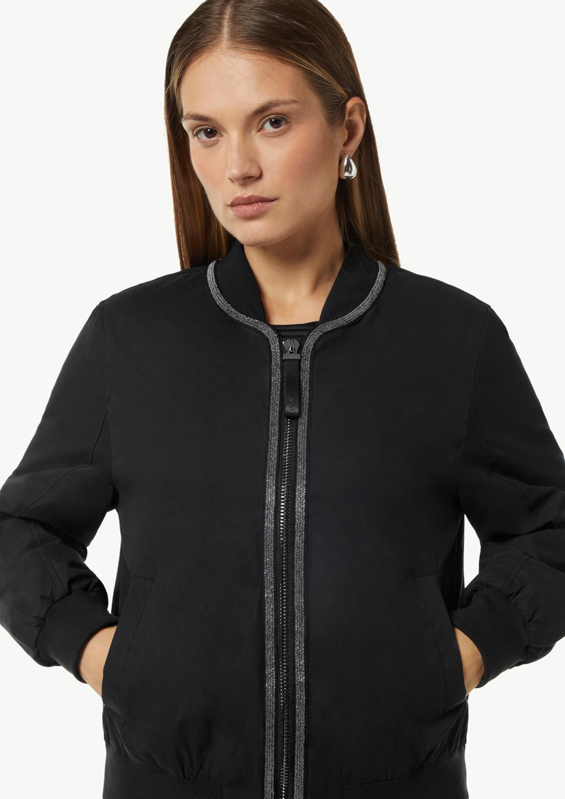 comma-bomberjacke-mit-schmuckdetails-jacke-gr-44-blouson image 5