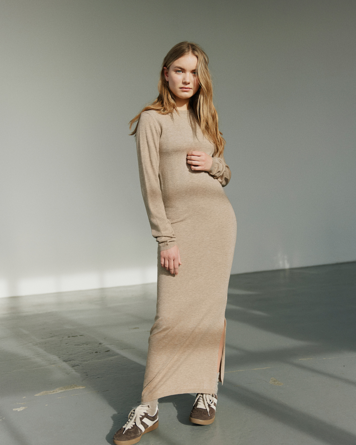 sofie-schnoor-young-korysy-kleid-langarm-deer-melange image 2