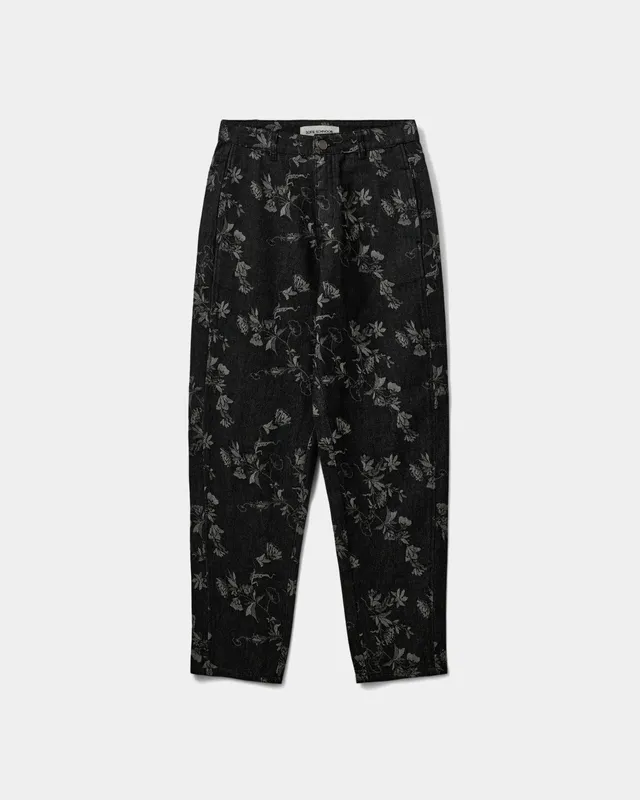 sofie-schnoor-mariamsw-jeans-black-flower-tapered image 1