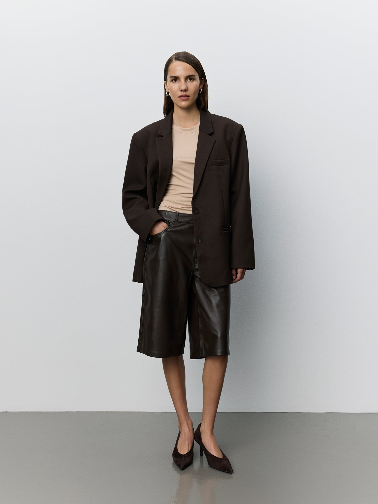 sofie-schnoor-women-kaisw-oversize-blazer-dunkelbraun image 2