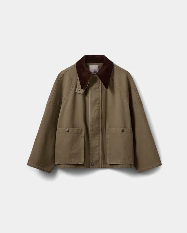 sofie-schnoor-women-francosw-jacke-snos775-khaki-baumwolle image 1