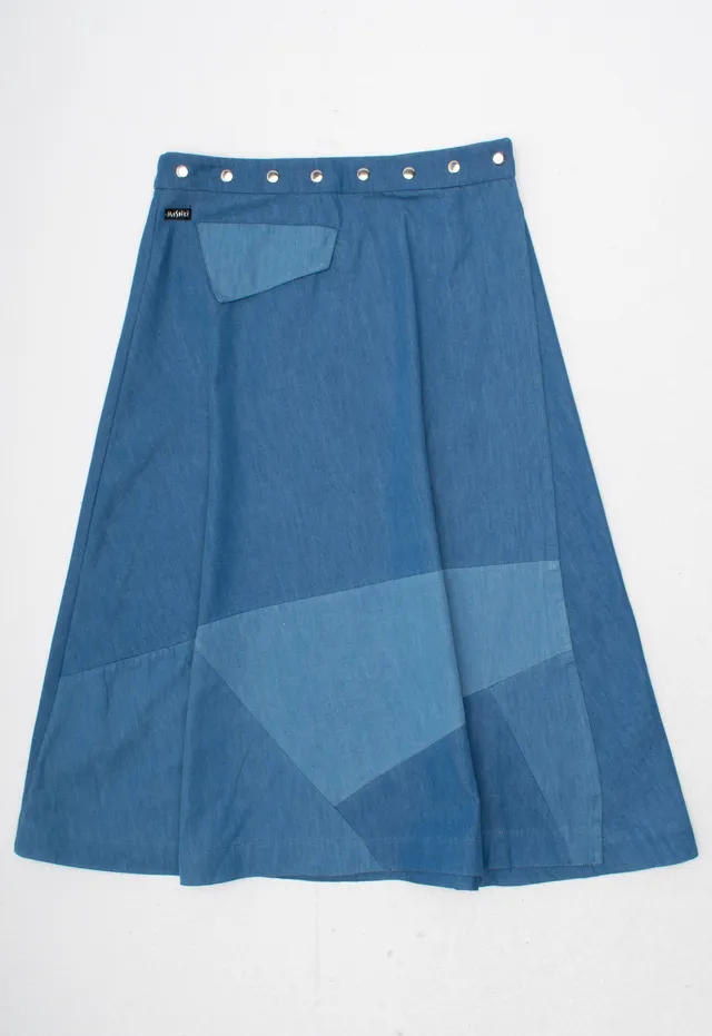 moshiki-hot-cookie-65-wickelrock-denim-70-cm-baumwolle image 1