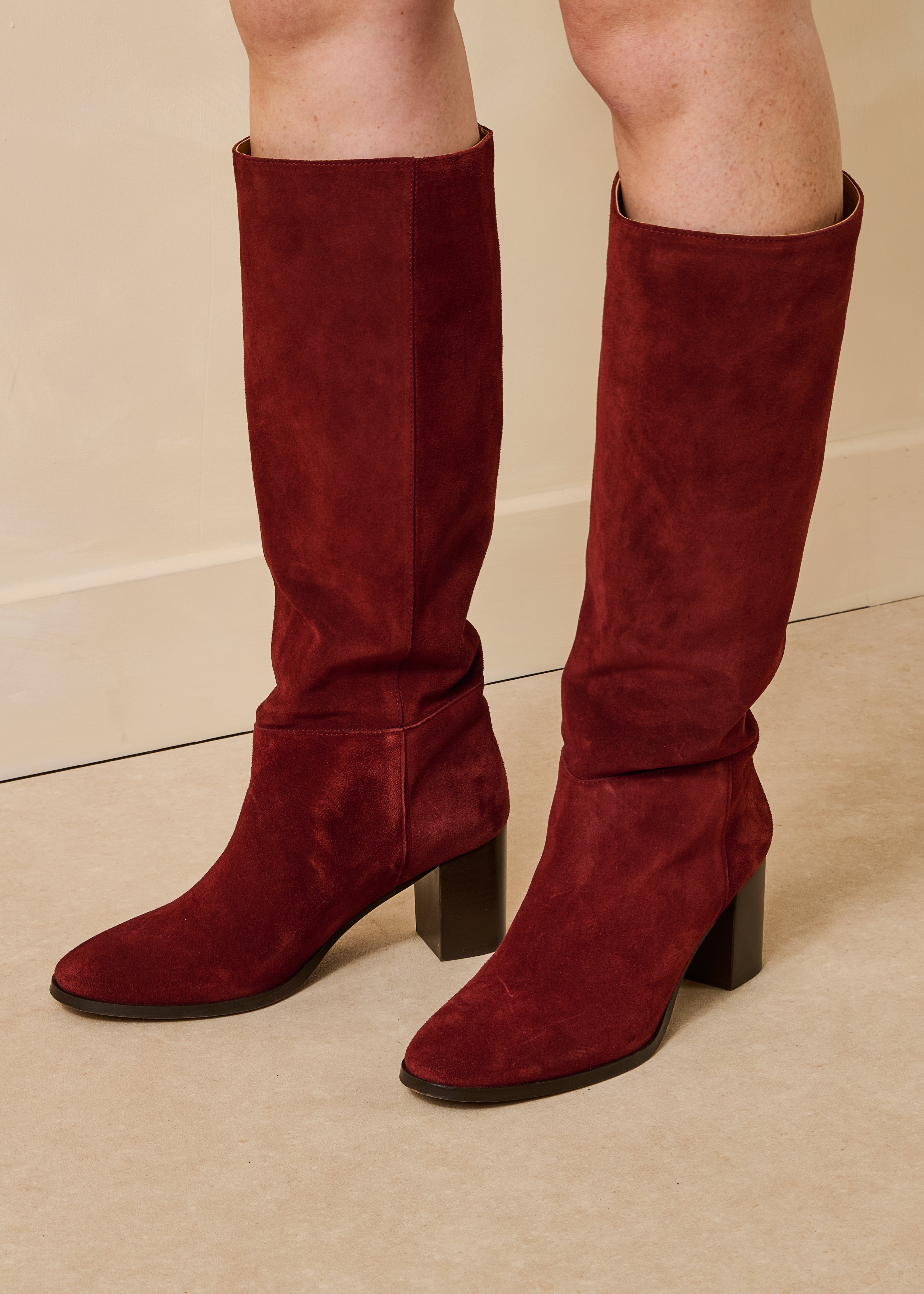 la-f-e-marabout-e-zakui-stiefel-boots-bordeaux-wildleder-38 image 1