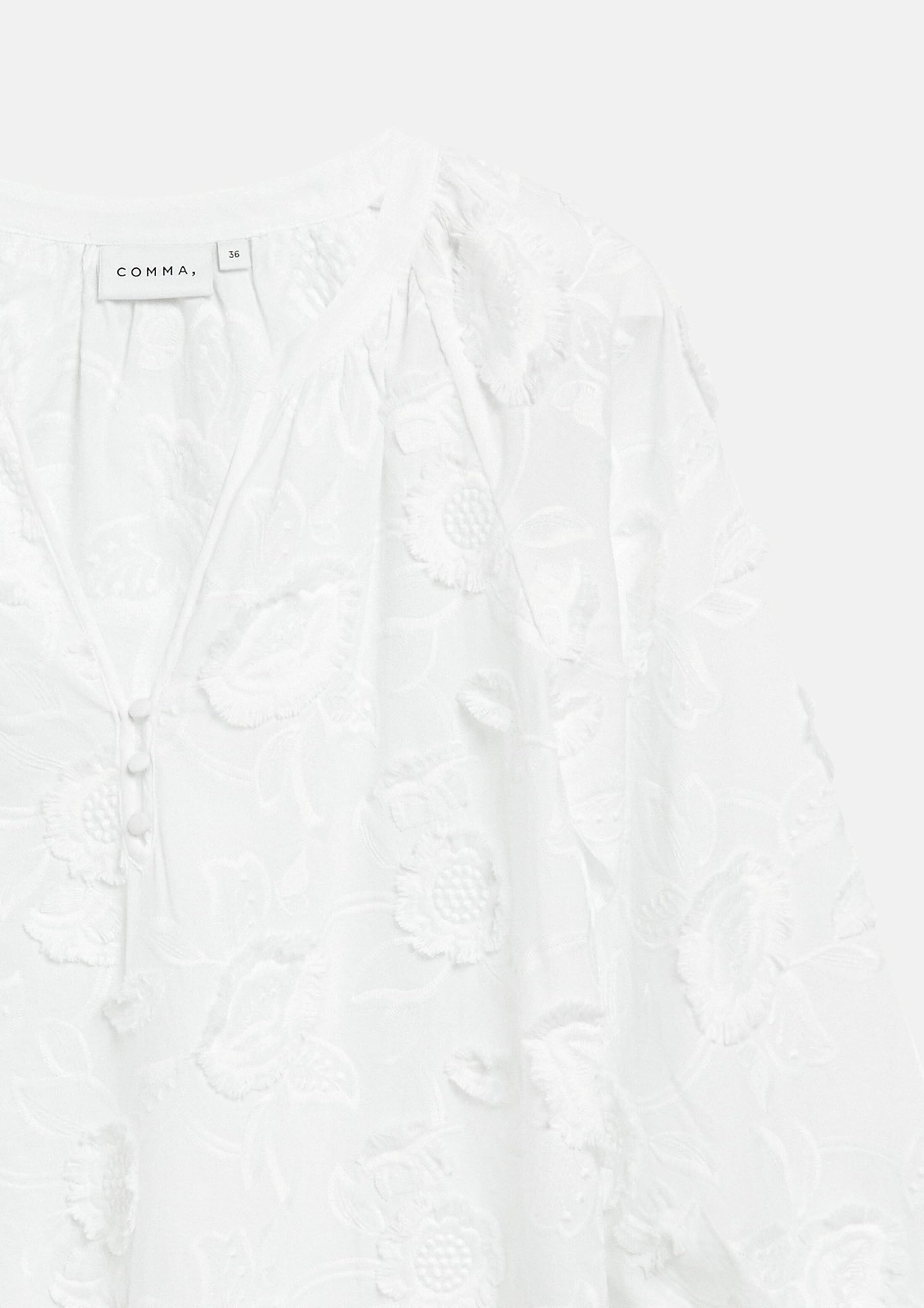 comma-tunika-bluse-baumwoll-voile-3-4-arm-gr-34 image 5