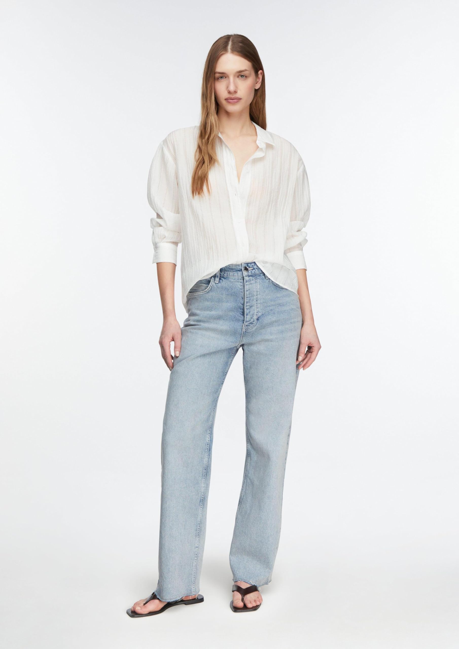 comma-jeans-high-rise-straight-gr-e-36-ausgefranst image 7