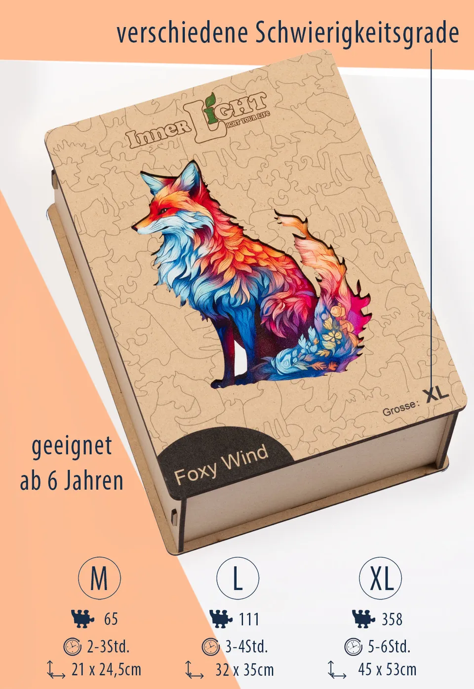 moshiki-holzpuzzle-foxy-wind-fuchs-holz image 1