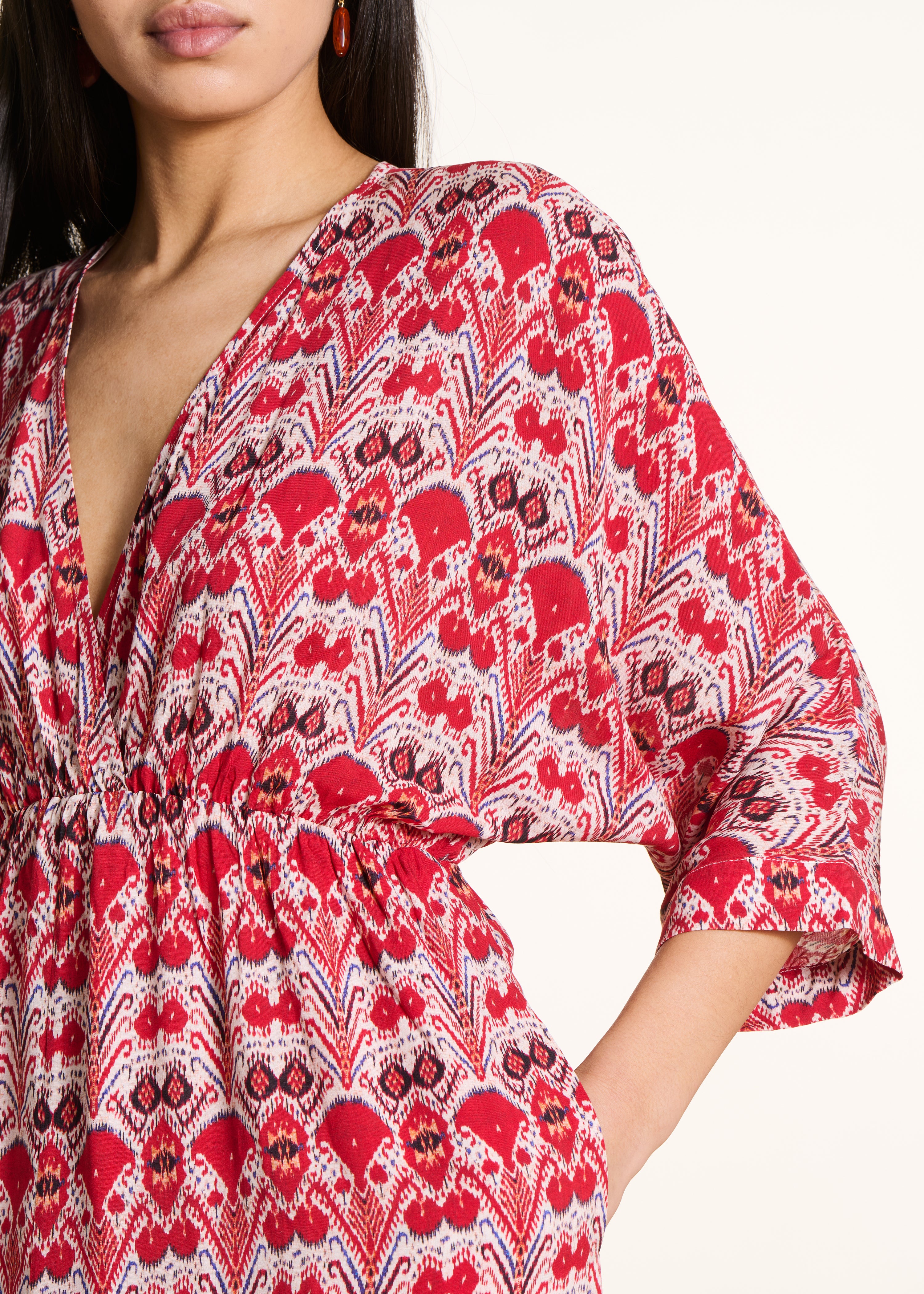la-f-e-marabout-e-dacre-maxikleid-rot-ecovero-wickel image 5