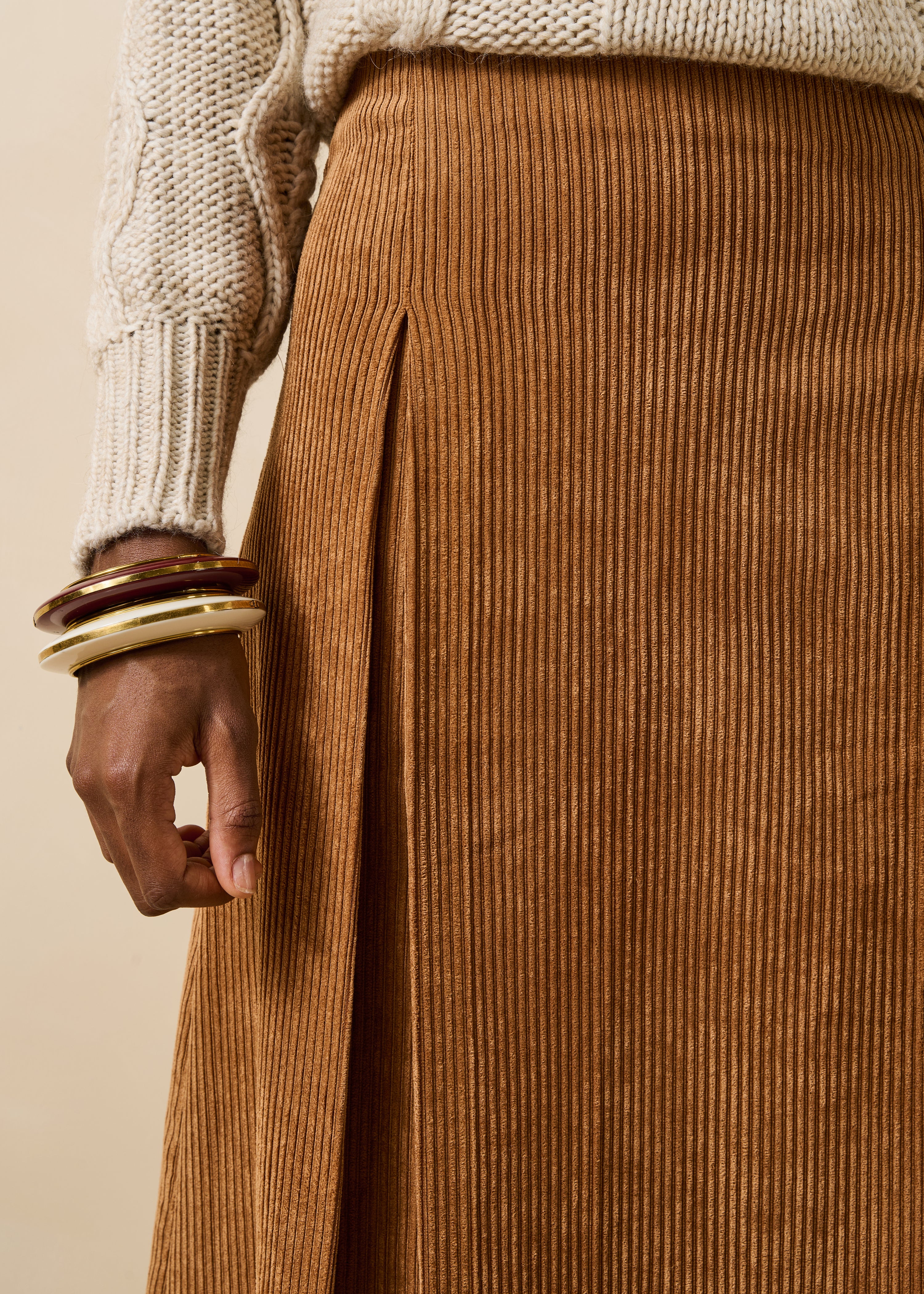 la-f-e-marabout-e-genaro-rock-camel-cord-midi-kellerfalten image 5