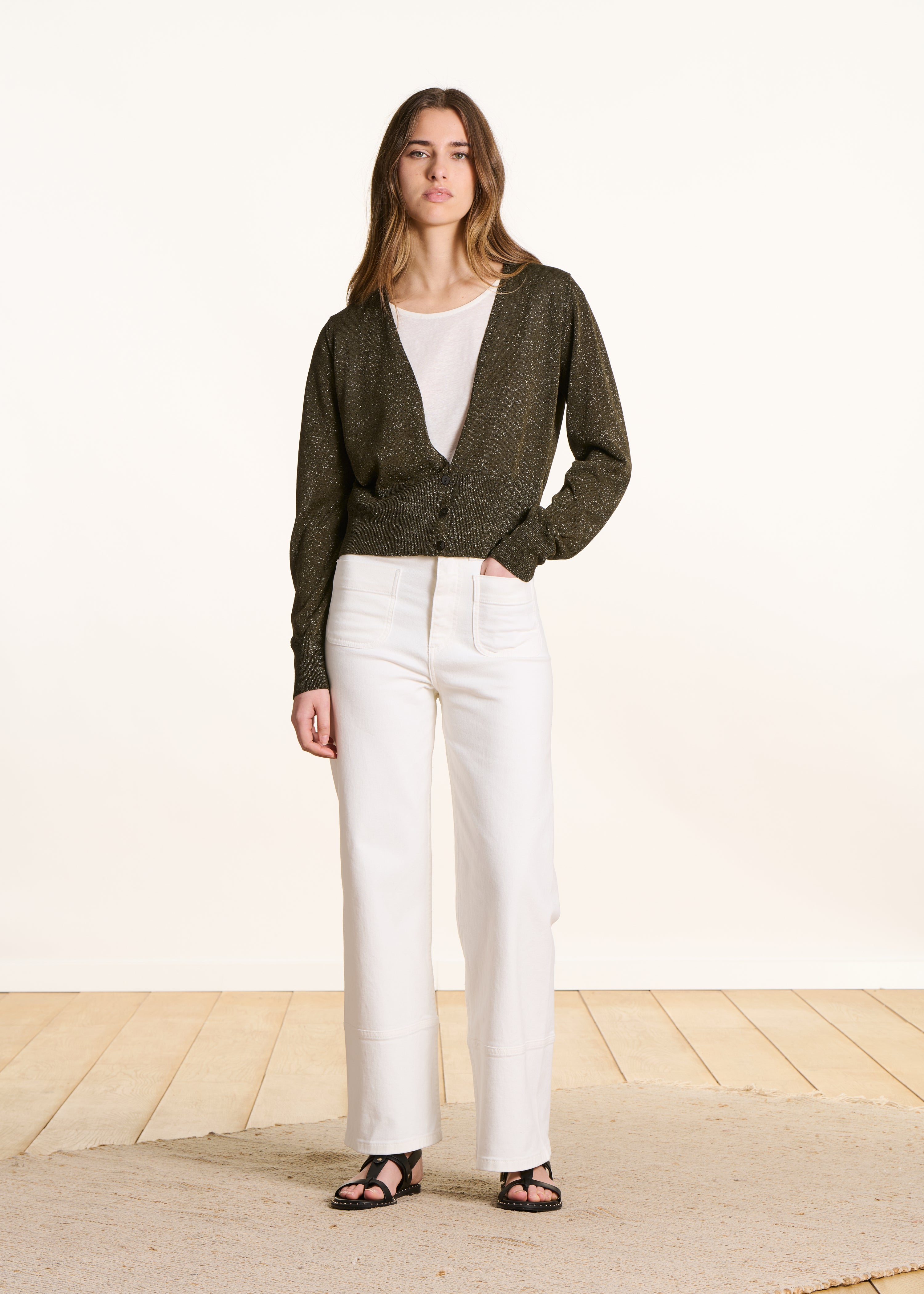 la-f-e-marabout-e-folio-strickweste-khaki-gl-nzend image 2