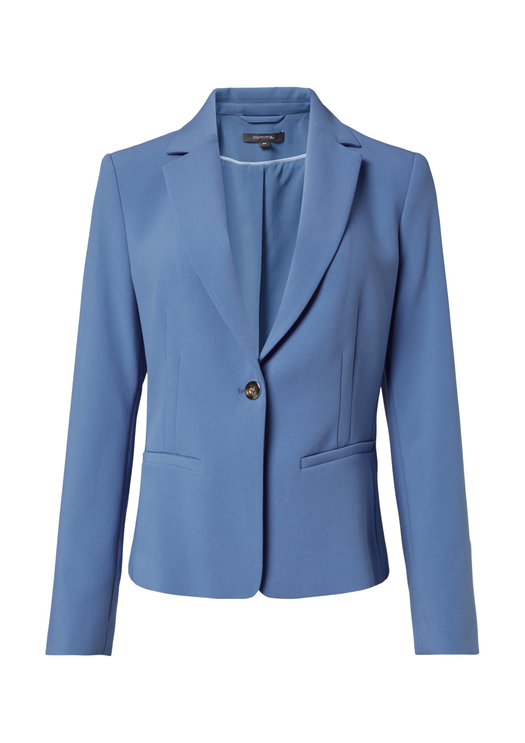 comma-kurzblazer-reverskragen-blazer-gr-44-blau image 3