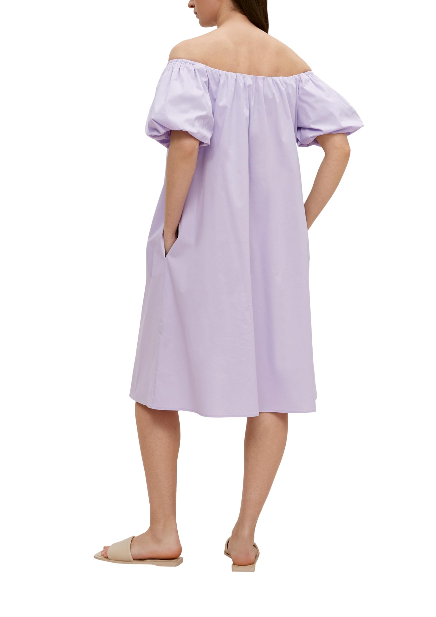 comma-kleid-mit-raffung-rosa-gr-e-40 image 2