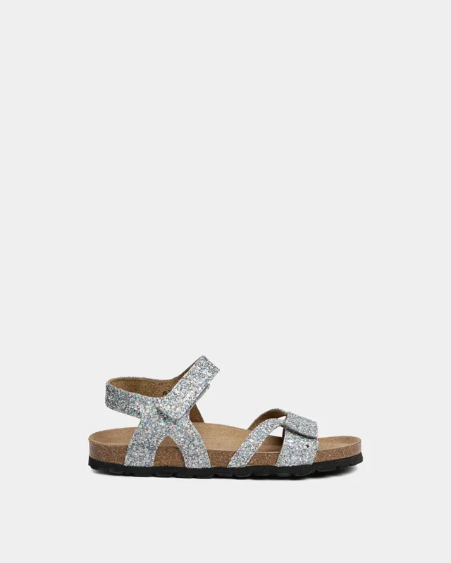 sofie-schnoor-young-eviasy-sandalen-silber-glitzer-klett image 1