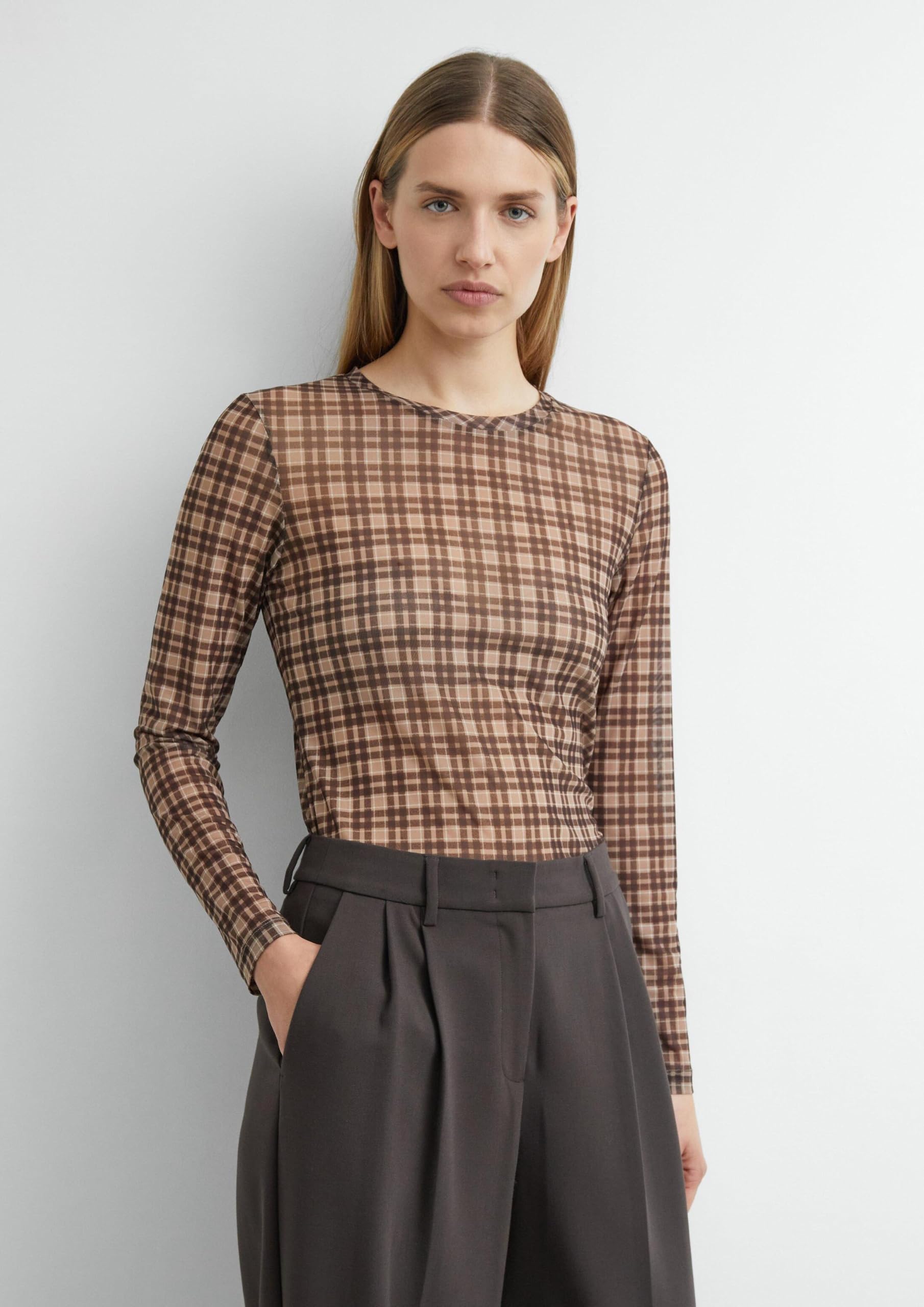 comma-tops-longsleeve-mesh-gr-32-karo-slim image 6