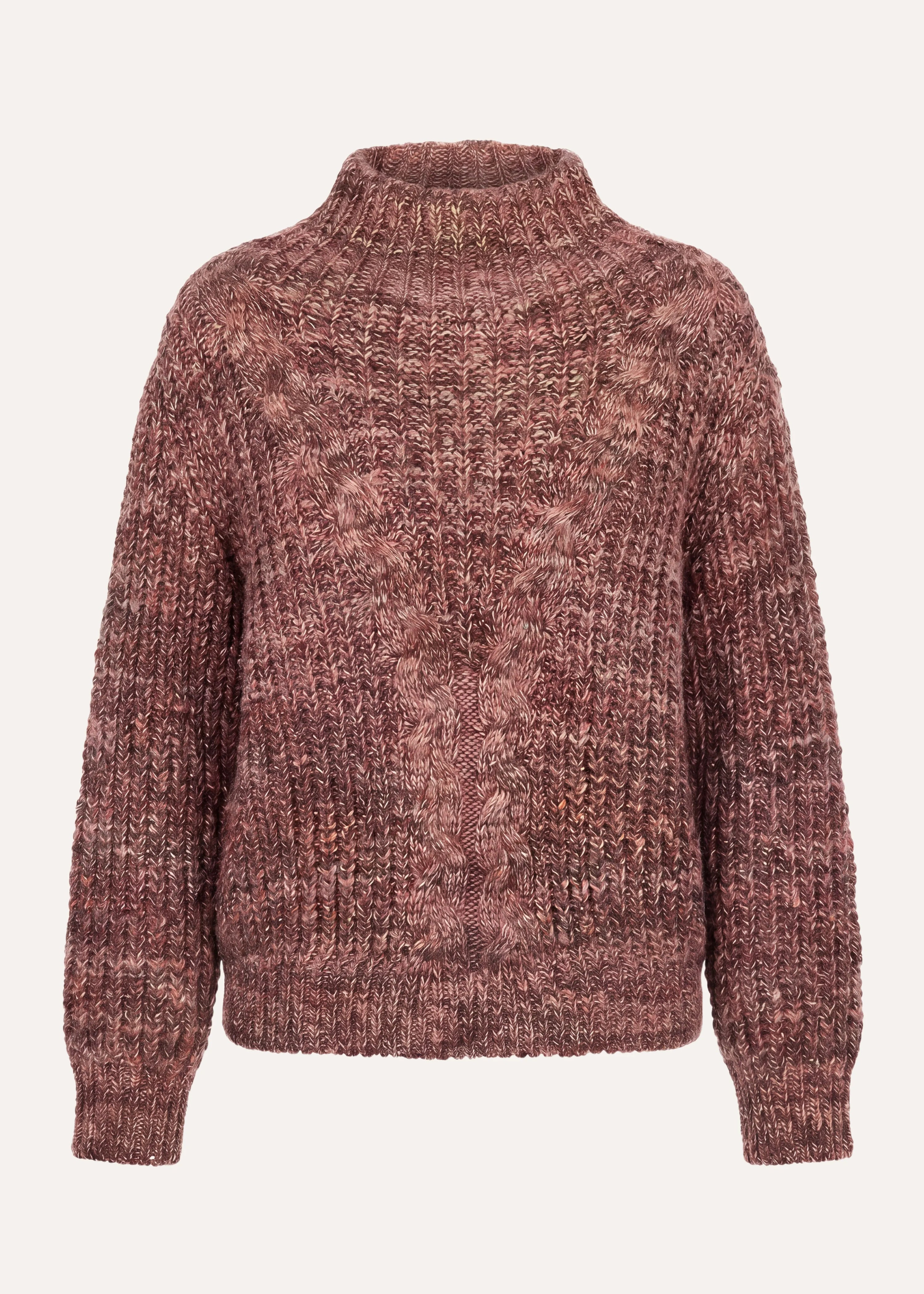 la-f-e-marabout-e-graf-pullover-altrosa-wollmix-zopfmuster image 6