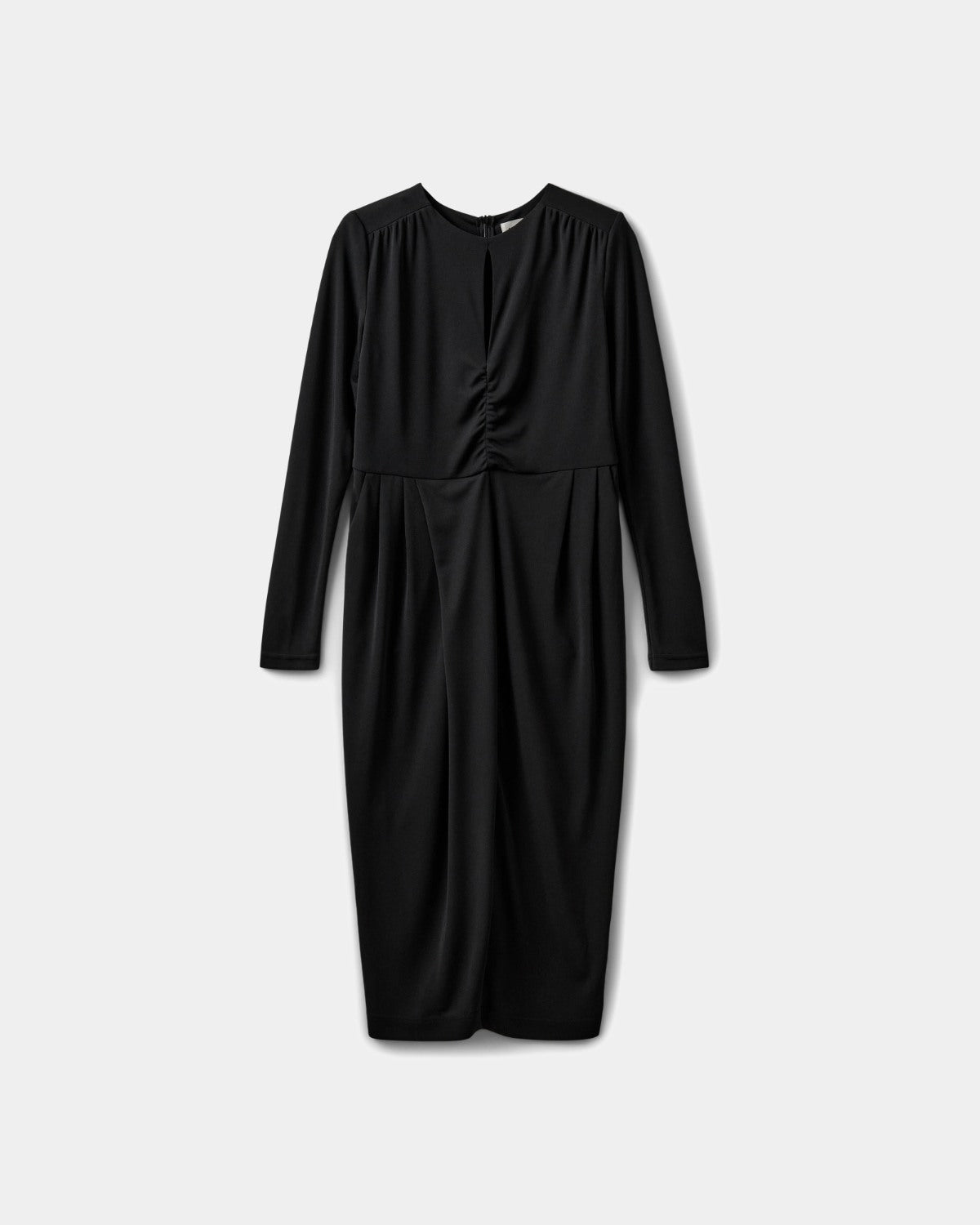 sofie-schnoor-sandrasw-dress-maxikleid-schwarz-langarm image 1