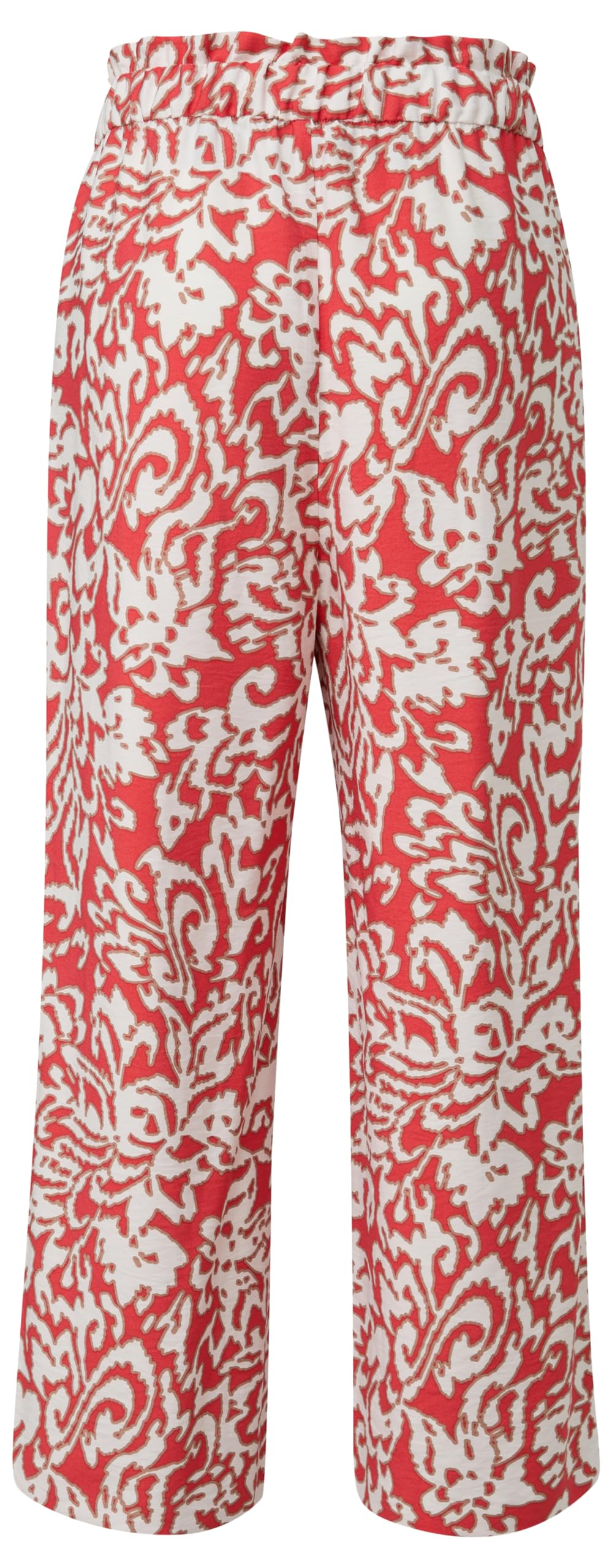 comma-stoffhose-flare-koralle-mit-print-muster image 2