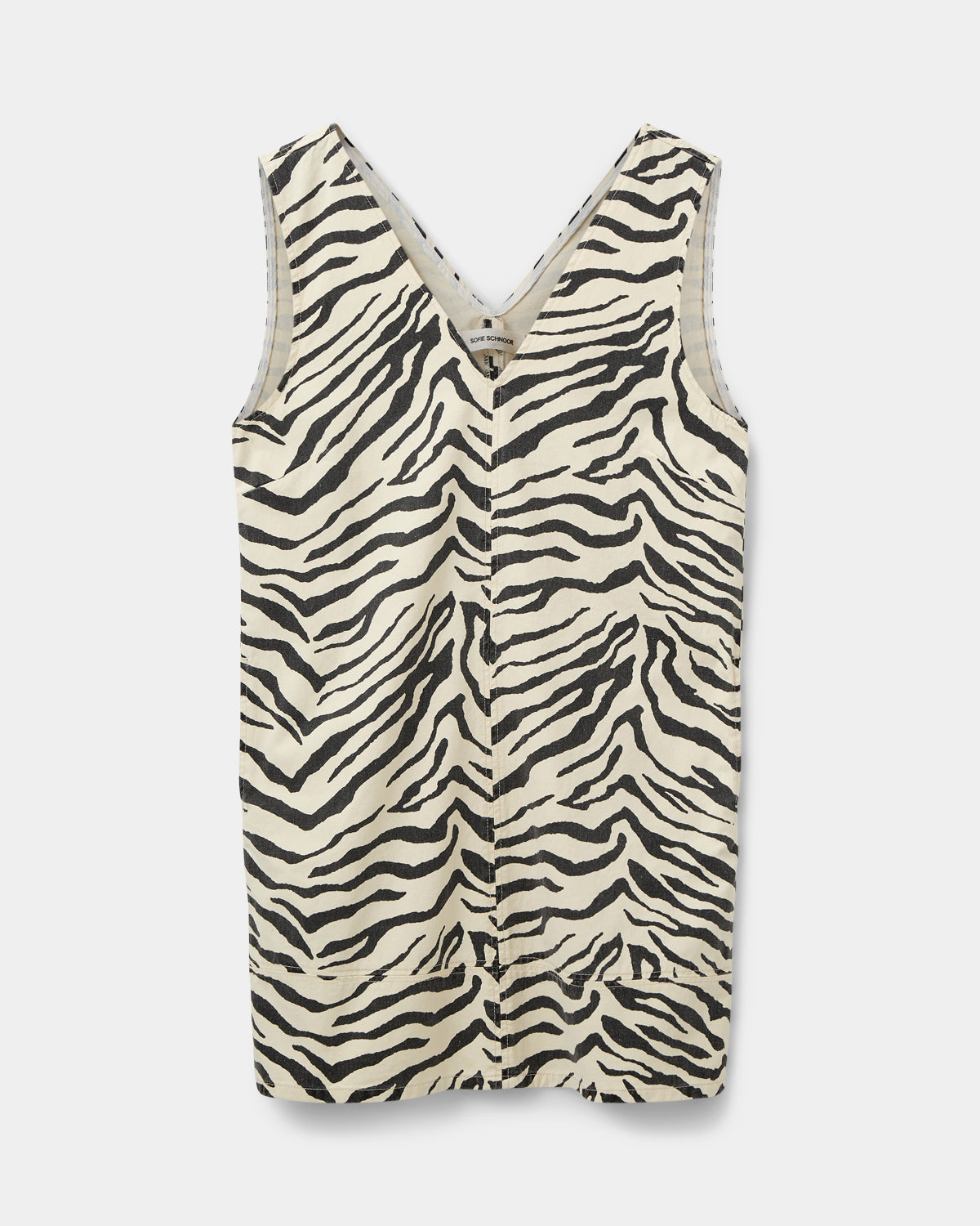 sofie-schnoor-olympe-zebra-dress-kleid-hellgelb image 2