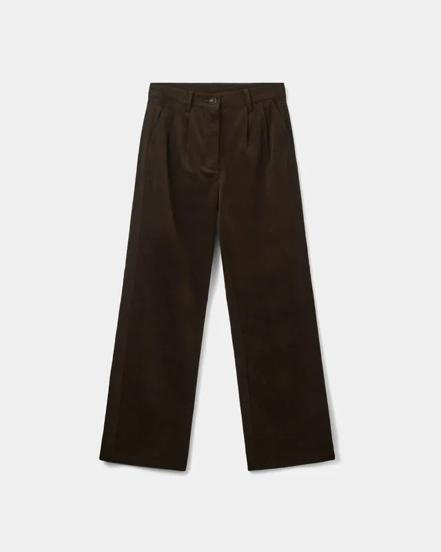 sofie-schnoor-women-malinasw-samthose-dunkelbraun-weit image 1