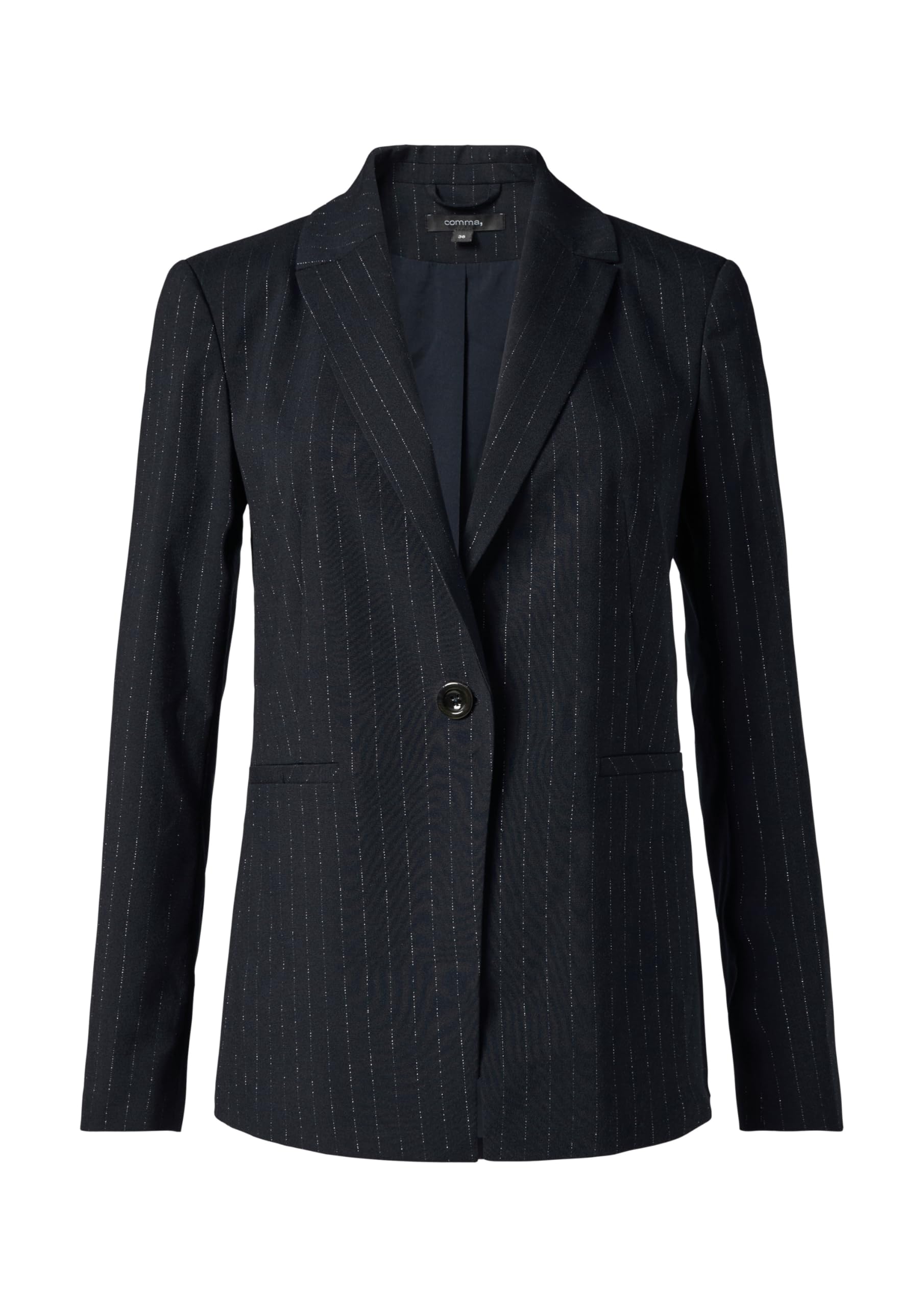 comma-blazers-blazer-nadelstreifen-gr-e-46-glitzer image 3