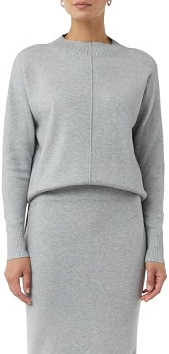 comma-midirock-strickrock-gr-36-grau-meliert-ziernaht image 8
