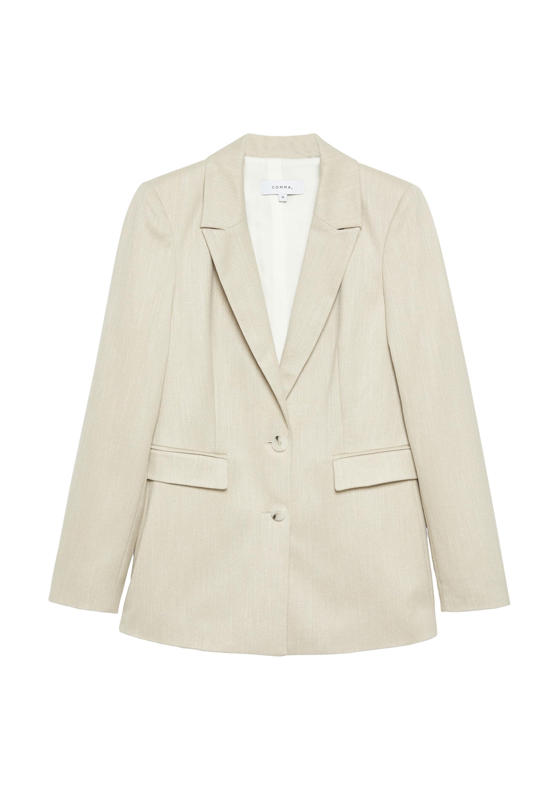 comma-taillierter-blazer-mit-glitzergarn-damen-blazer image 3