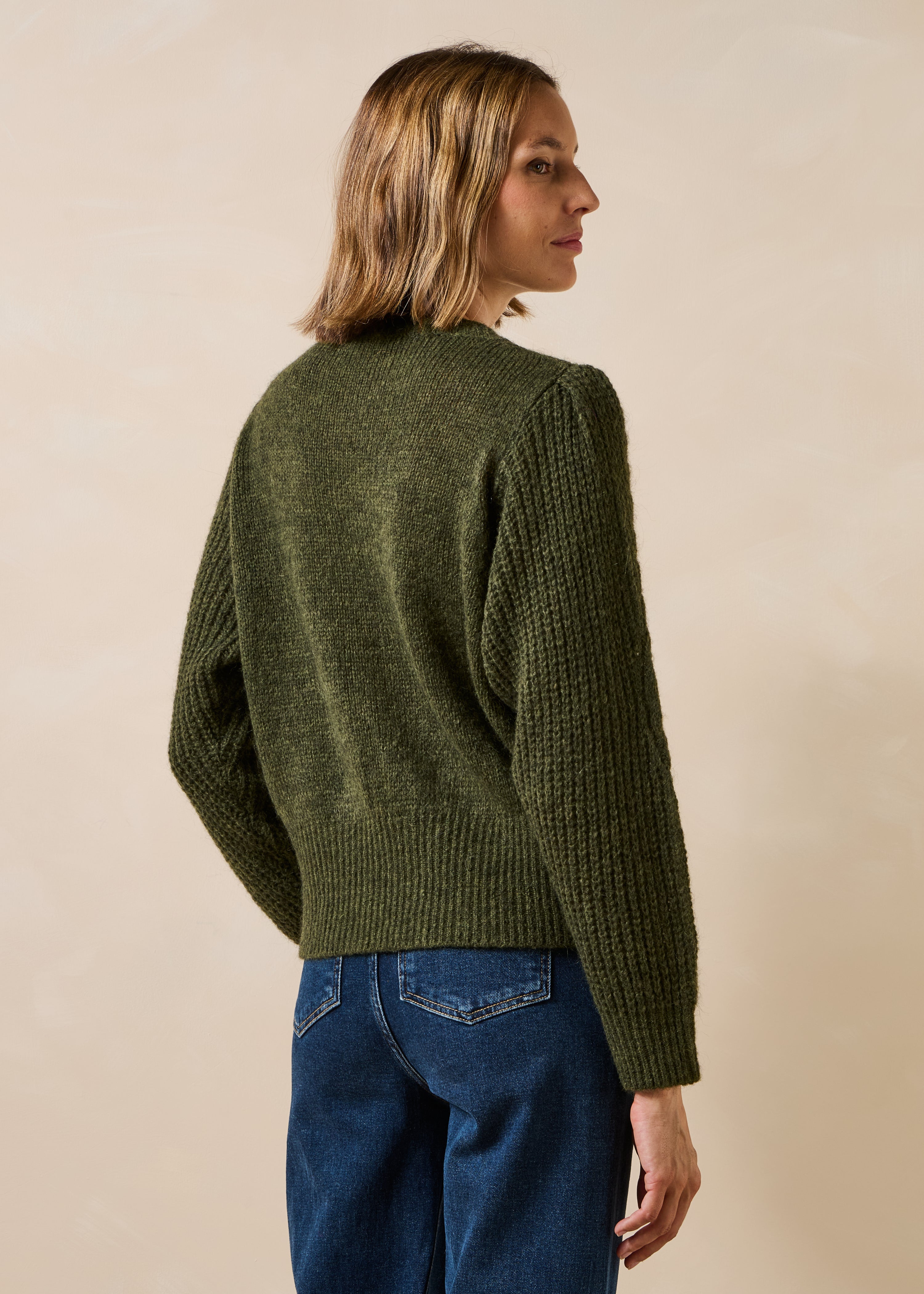 la-f-e-marabout-e-garera-pullover-khaki-zopf image 3