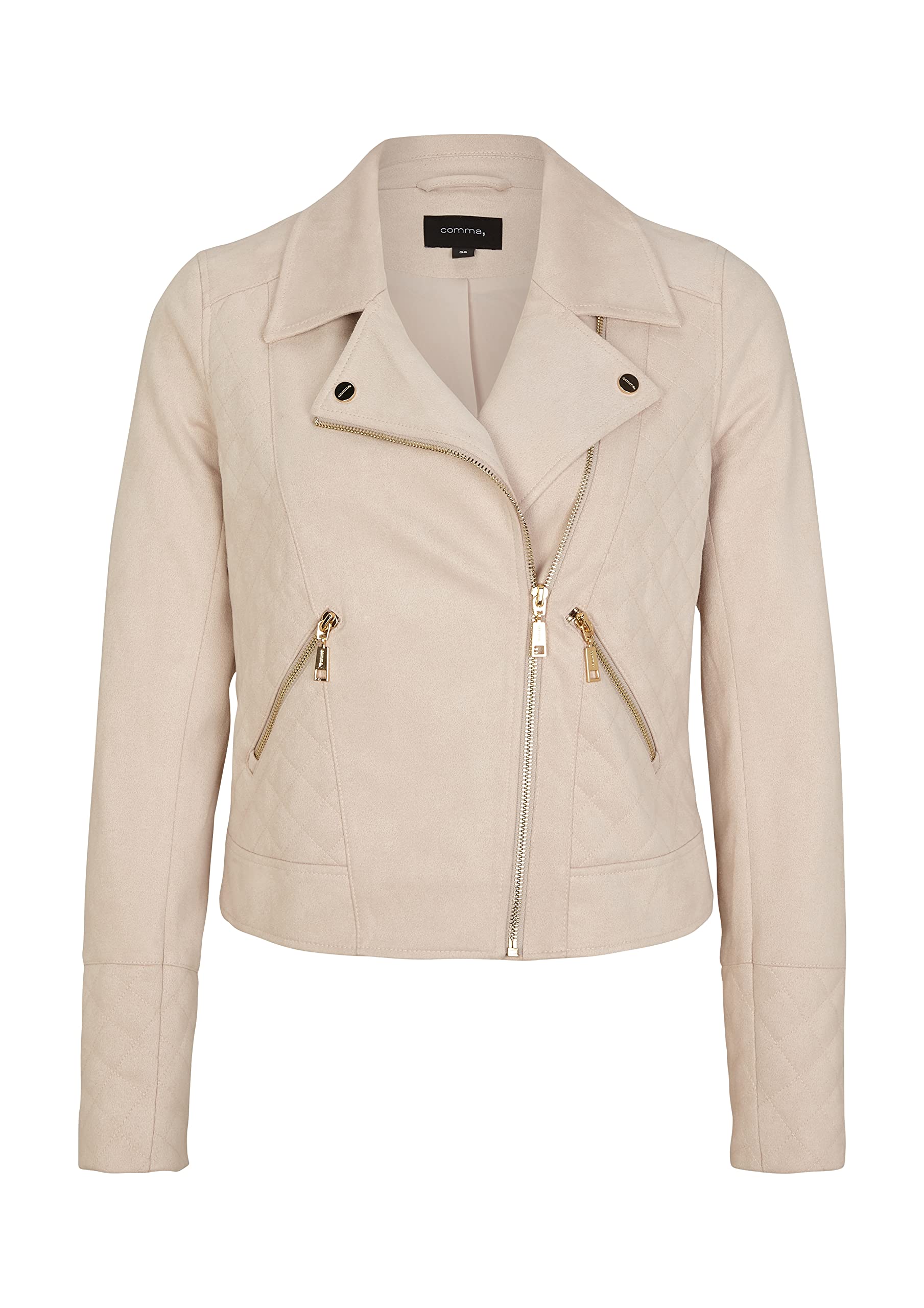 comma-jacke-veloursleder-optik-sand image 2