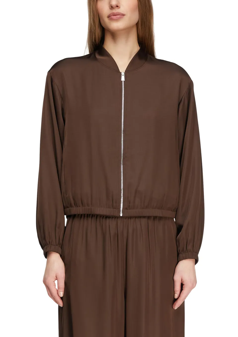 comma-blousonjacke-satin-gr-42-bomberkragen image 1