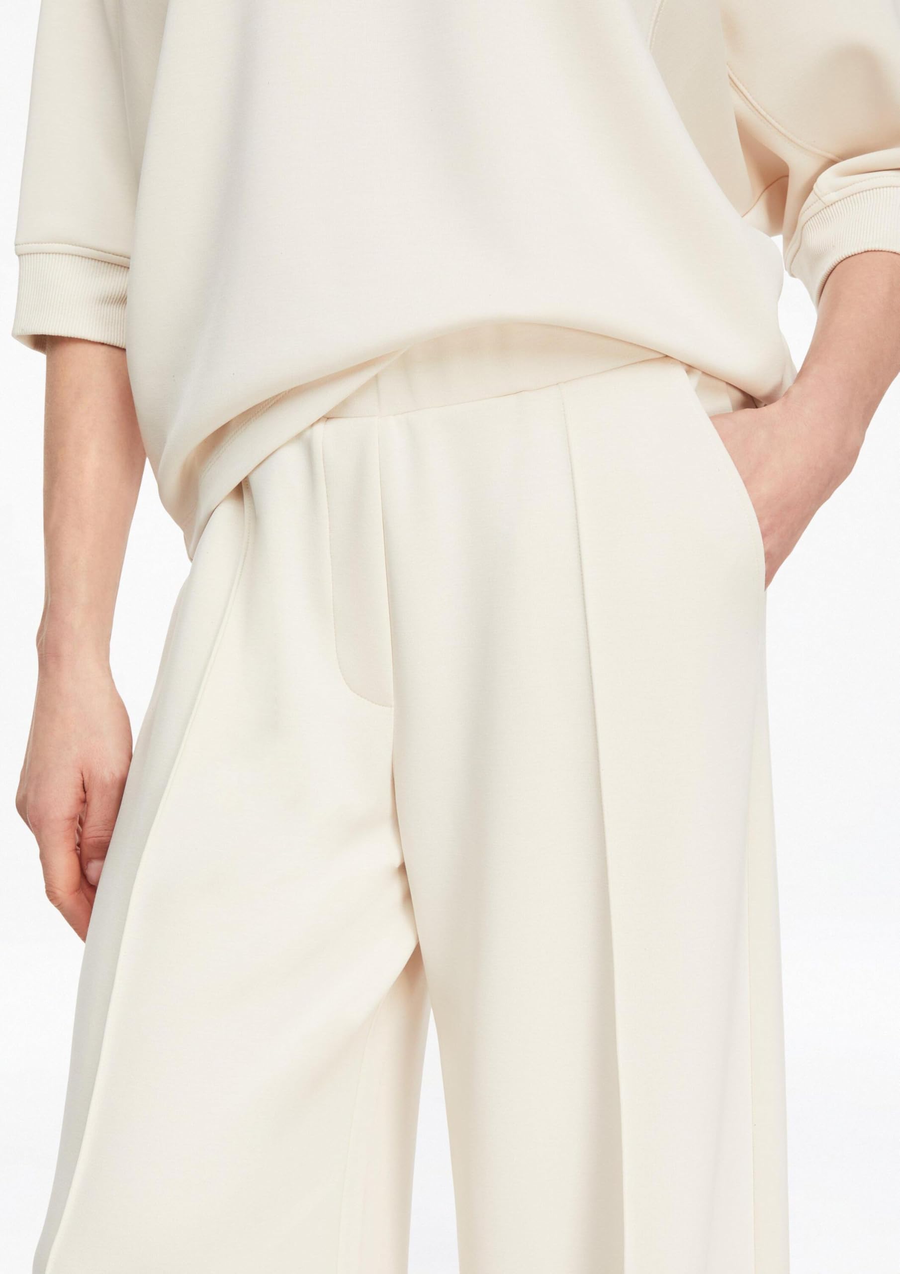 comma-trousers-hose-wide-leg-jersey-gr-34-46-bundfalten image 4