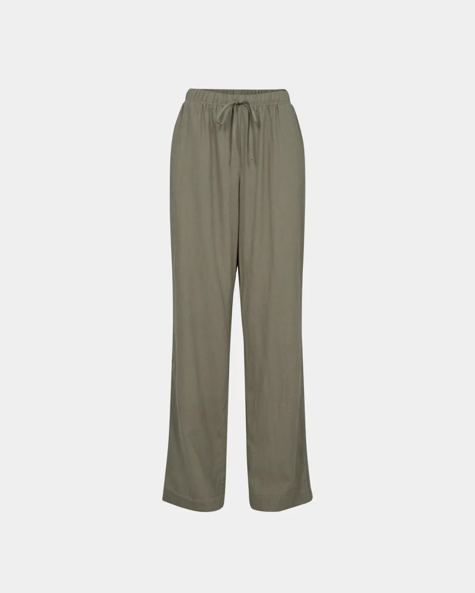 sofie-schnoor-women-abigailesw-hose-khaki-army-leinenmix-weit image 1