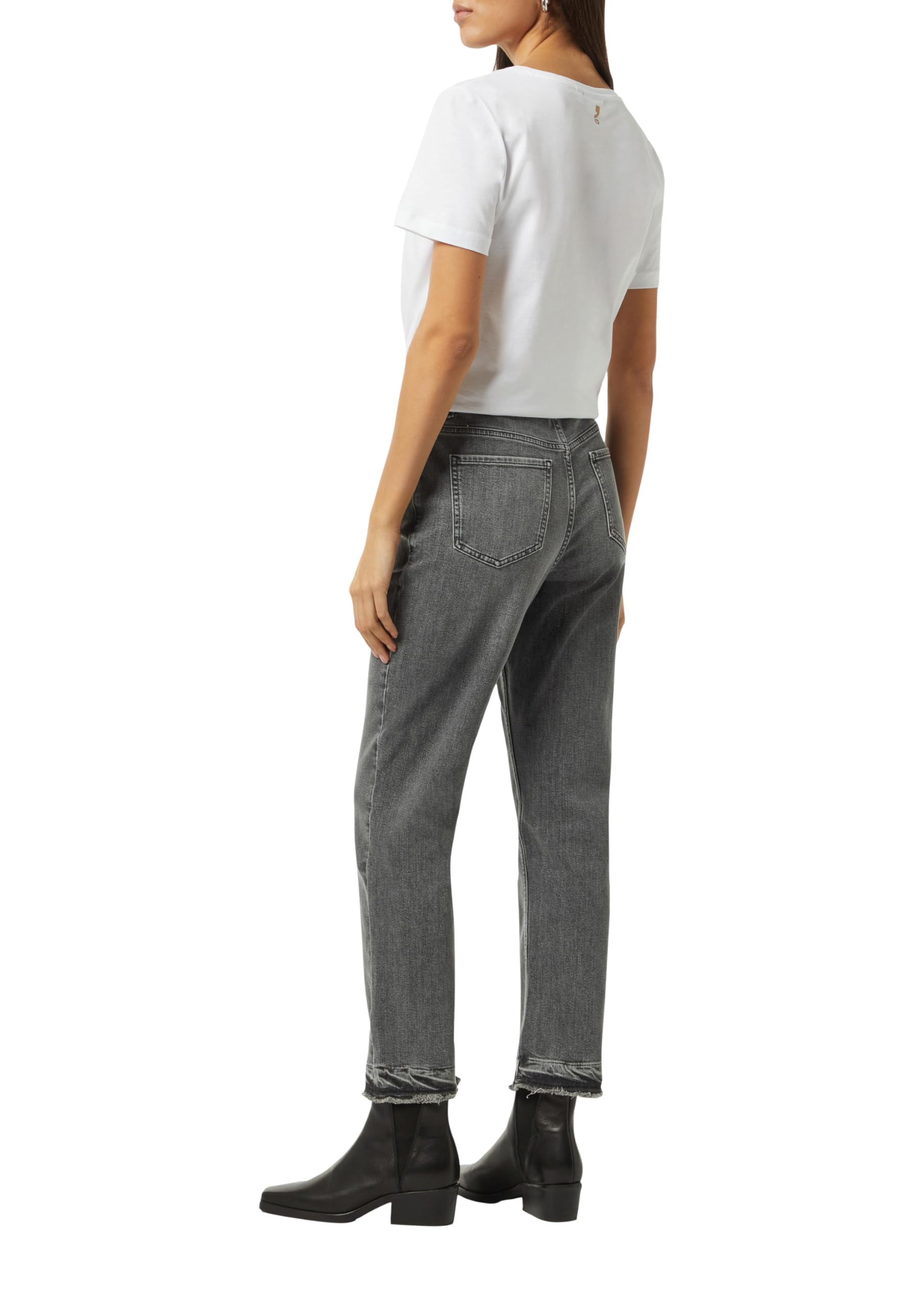 comma-jeans-straight-leg-mit-fransensaum-gr-42-blau image 2