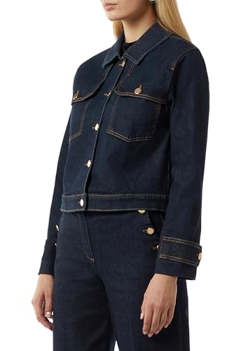 comma-denimjacke-kastig-gold-kn-pfe-jacke-gr-e-40-navy image 7