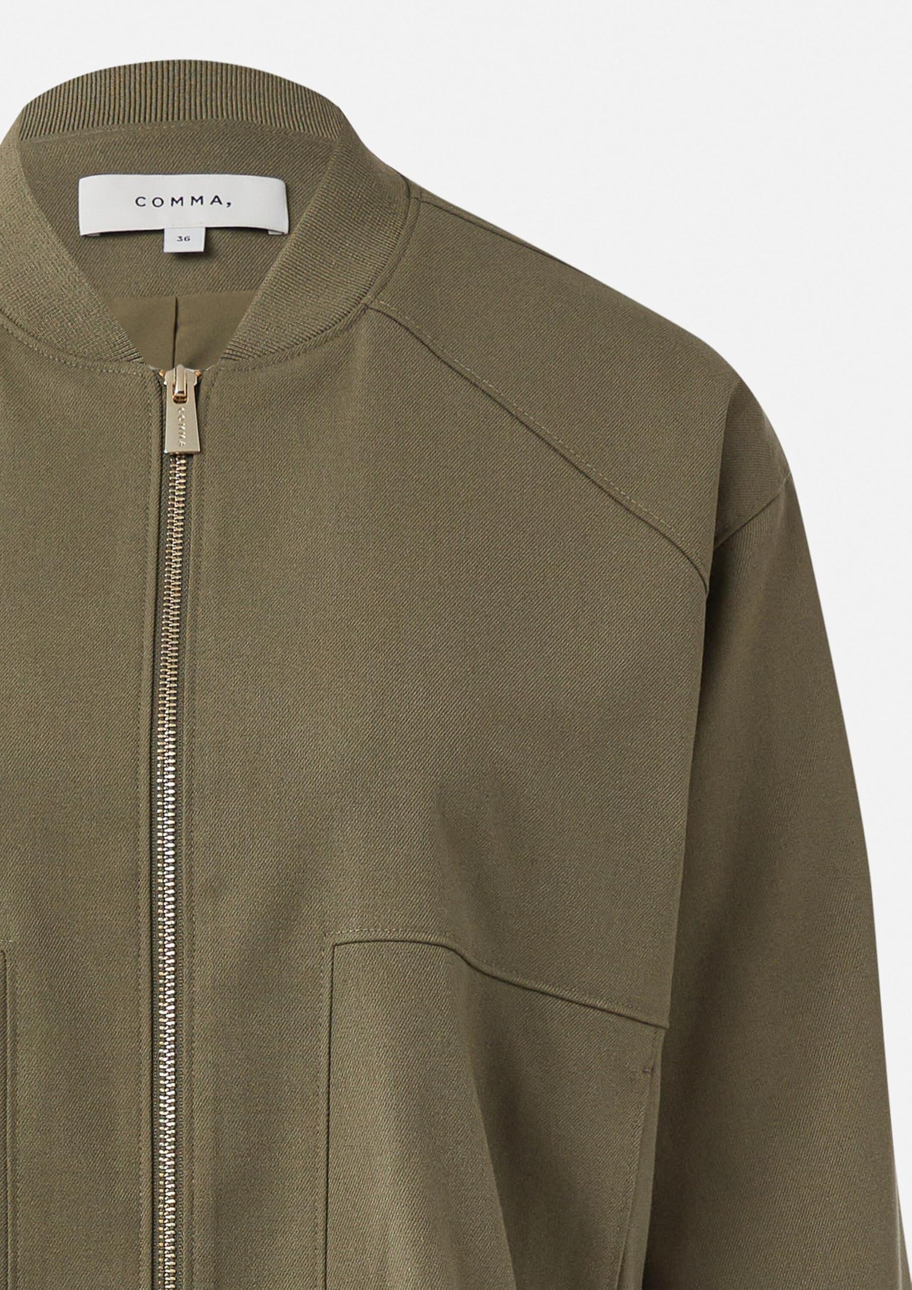 comma-indoor-jacke-boxy-college-olivgr-n-gr-42 image 6
