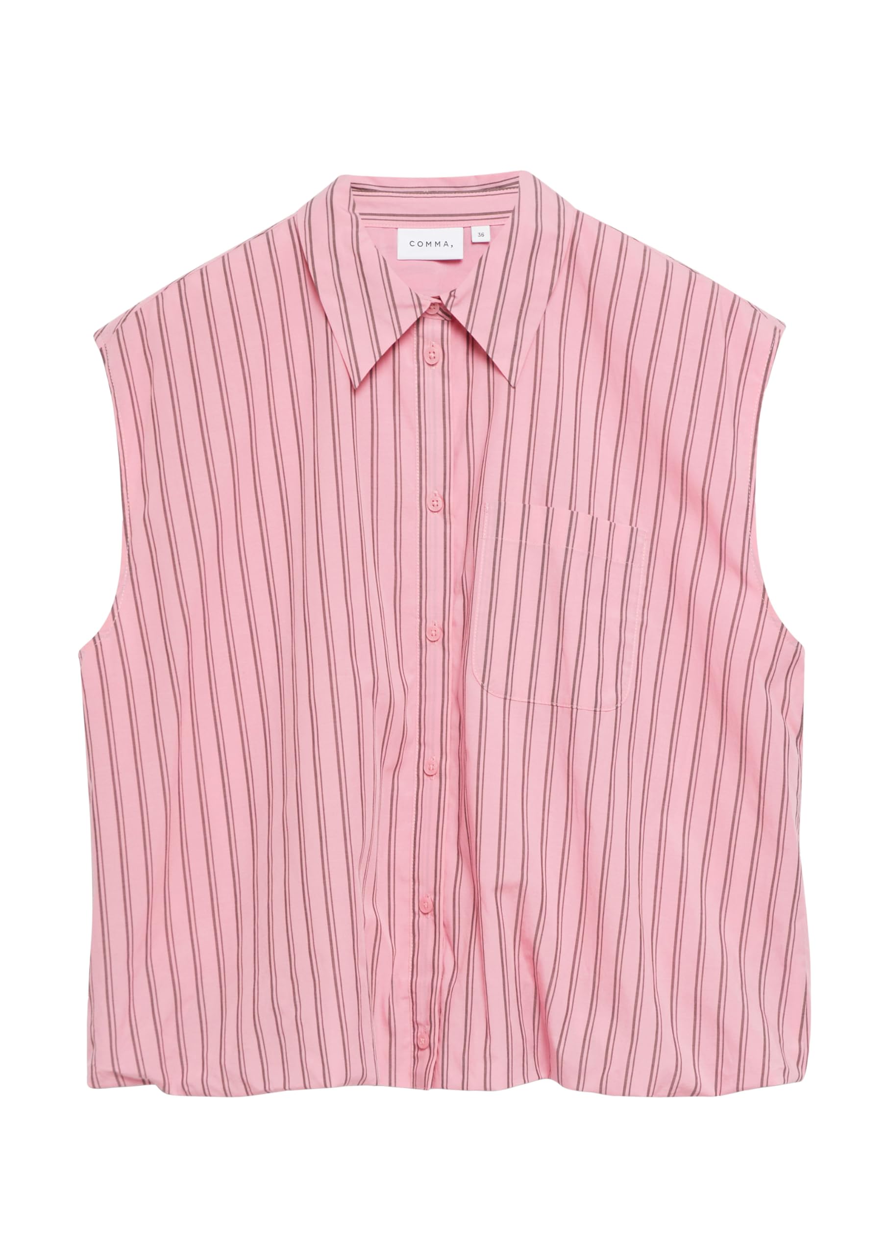 comma-blouses-blusen-top-relaxed-fit-gummizug-gr-34-rmellos image 4