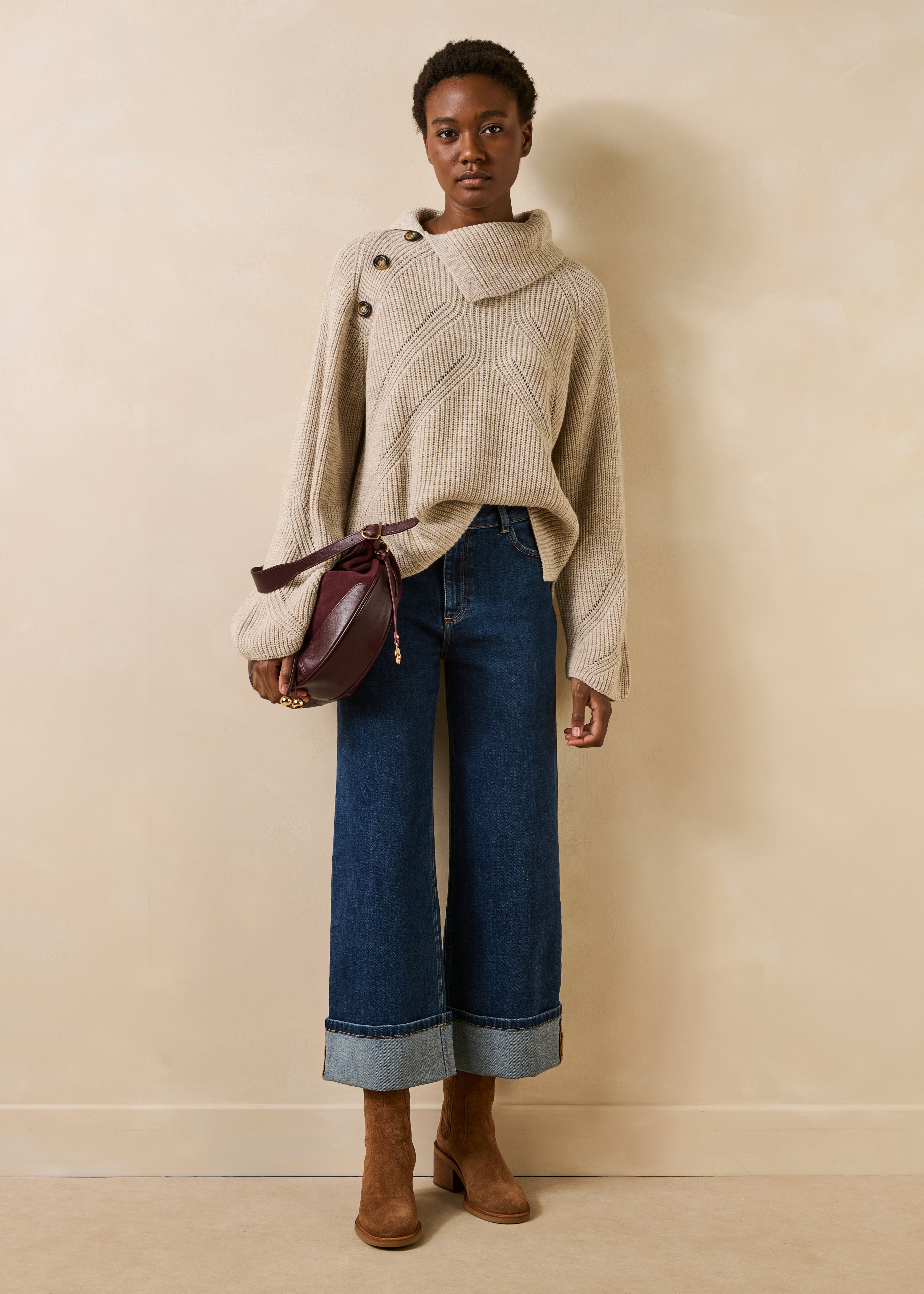 la-f-e-marabout-e-galacto-pullover-beige-rippstrick image 2
