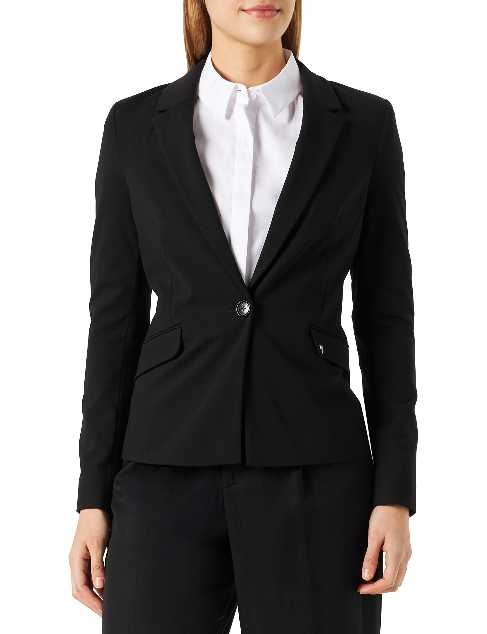 comma-2128529-blazer-damen-grau-schwarz-gr-e-34 image 1