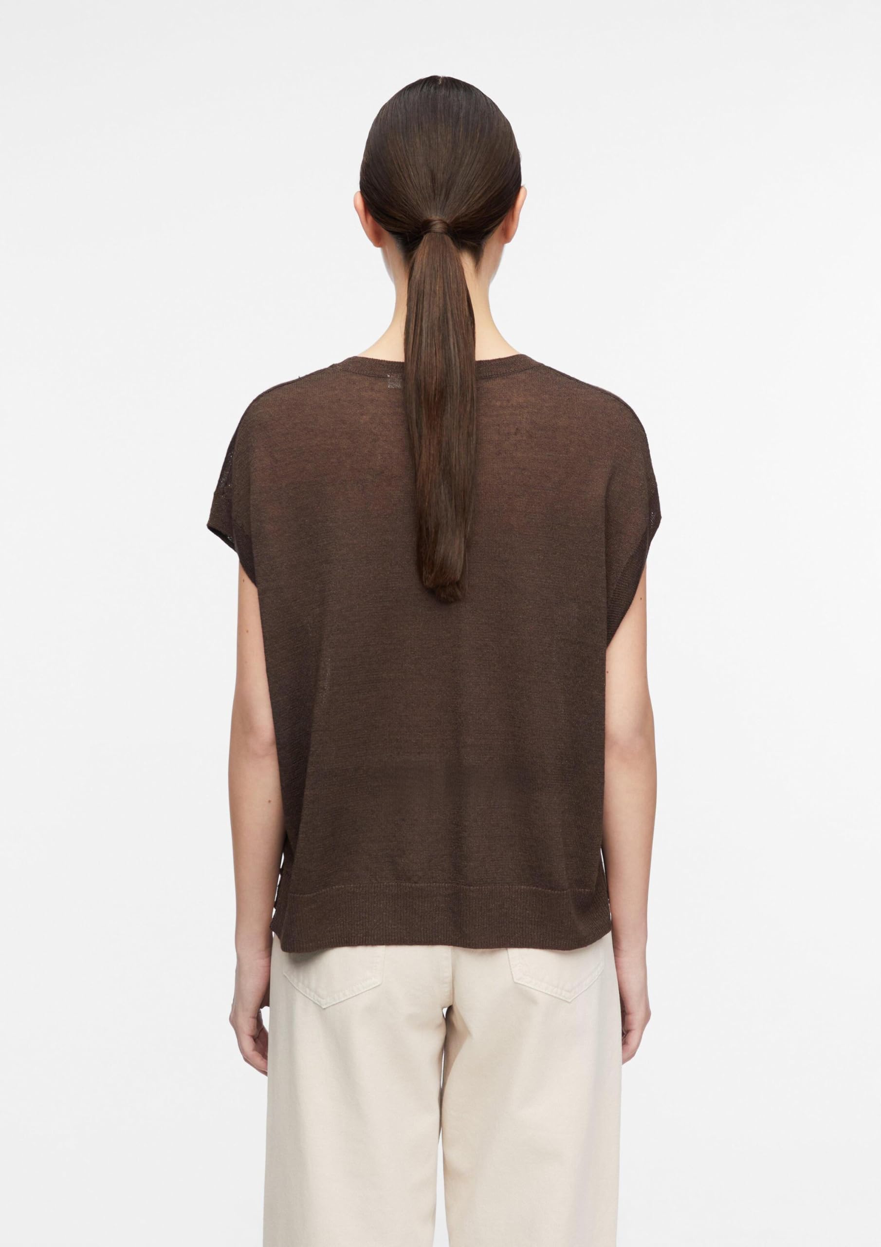 comma-strickpullover-gr-l-dunkelbraun-feinstrick-damen image 7