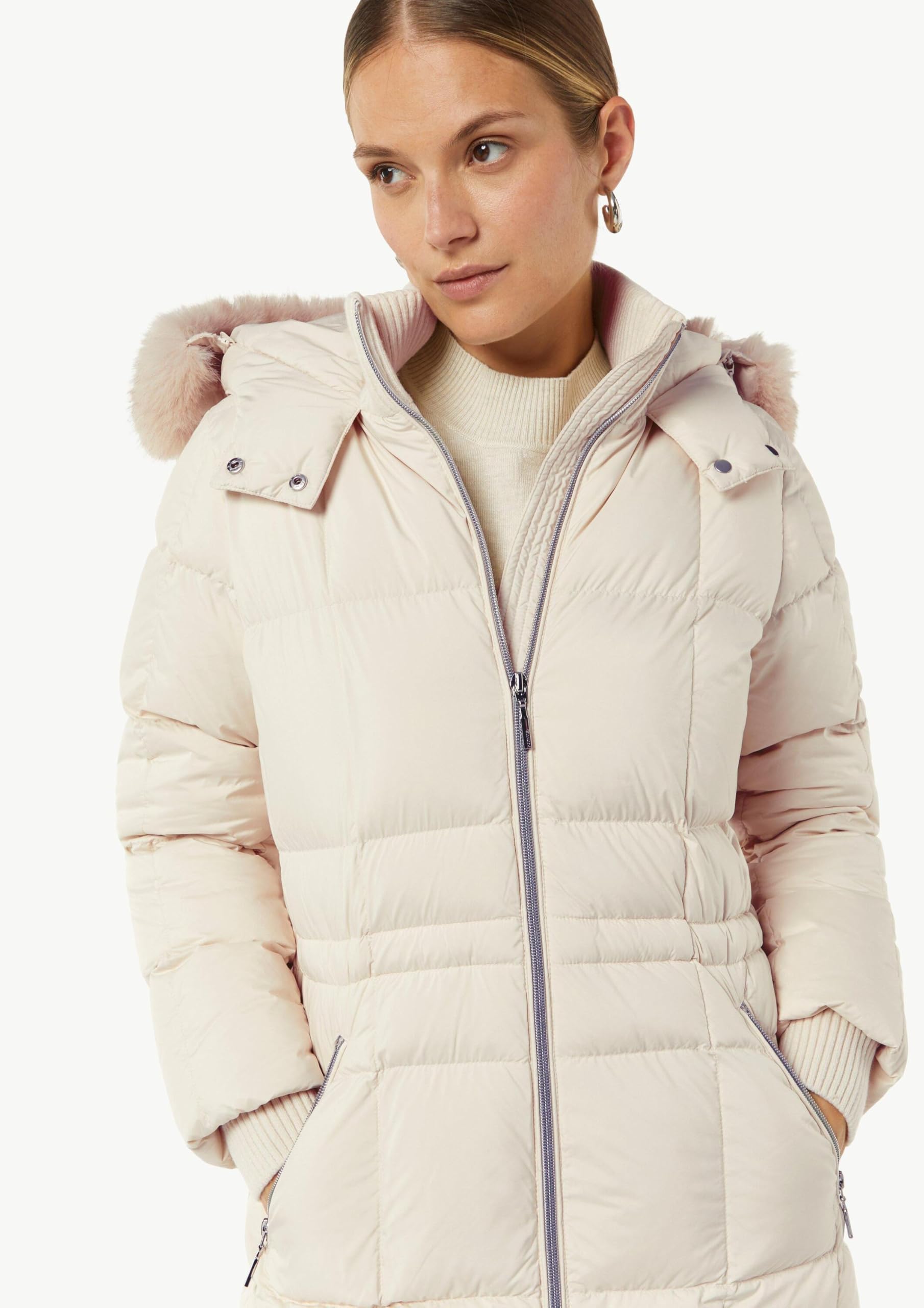 comma-daunenparka-mit-kunstfell-und-kapuze-steppmantel image 2