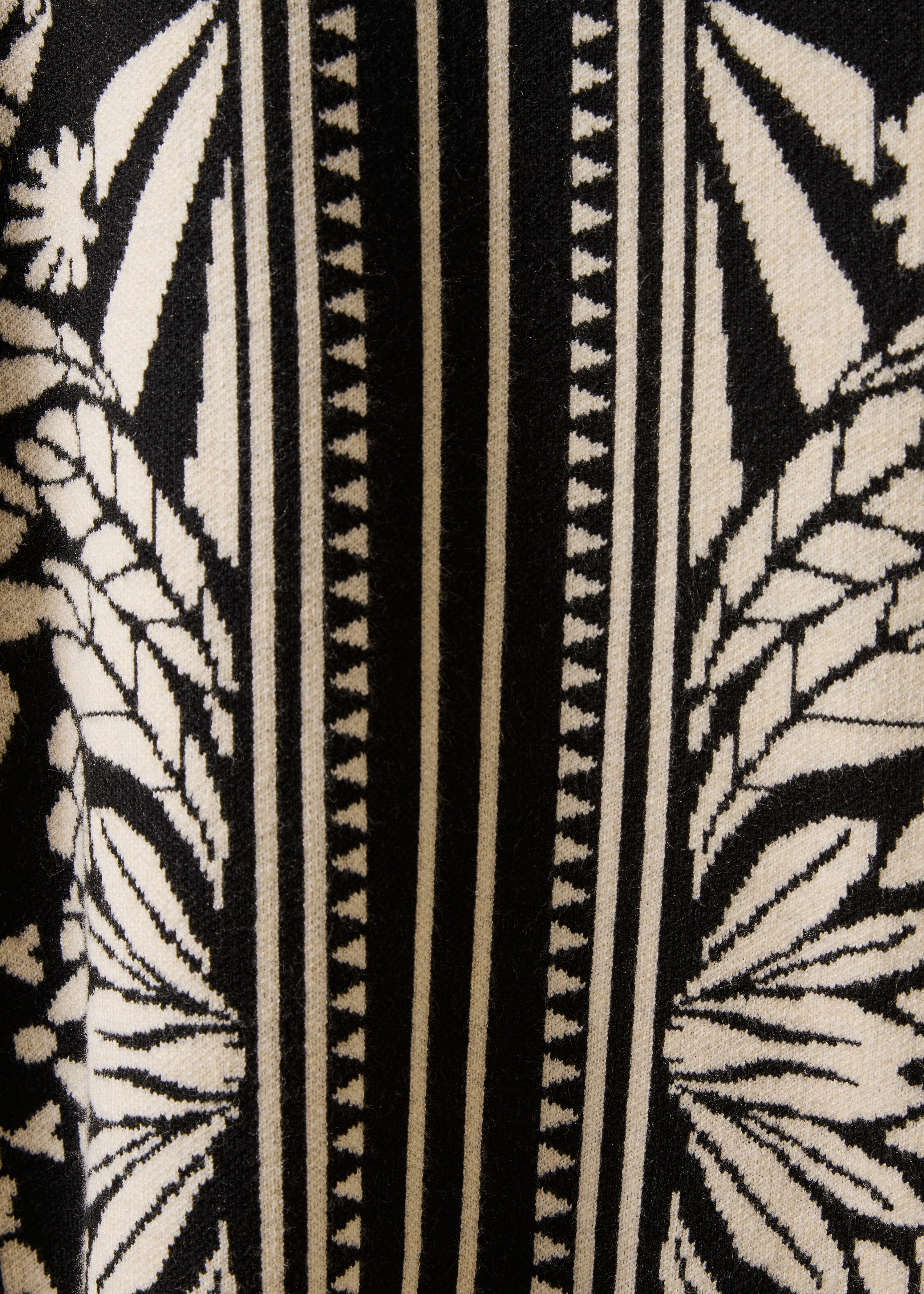 la-f-e-marabout-e-golden-strickweste-schwarz-wei image 4