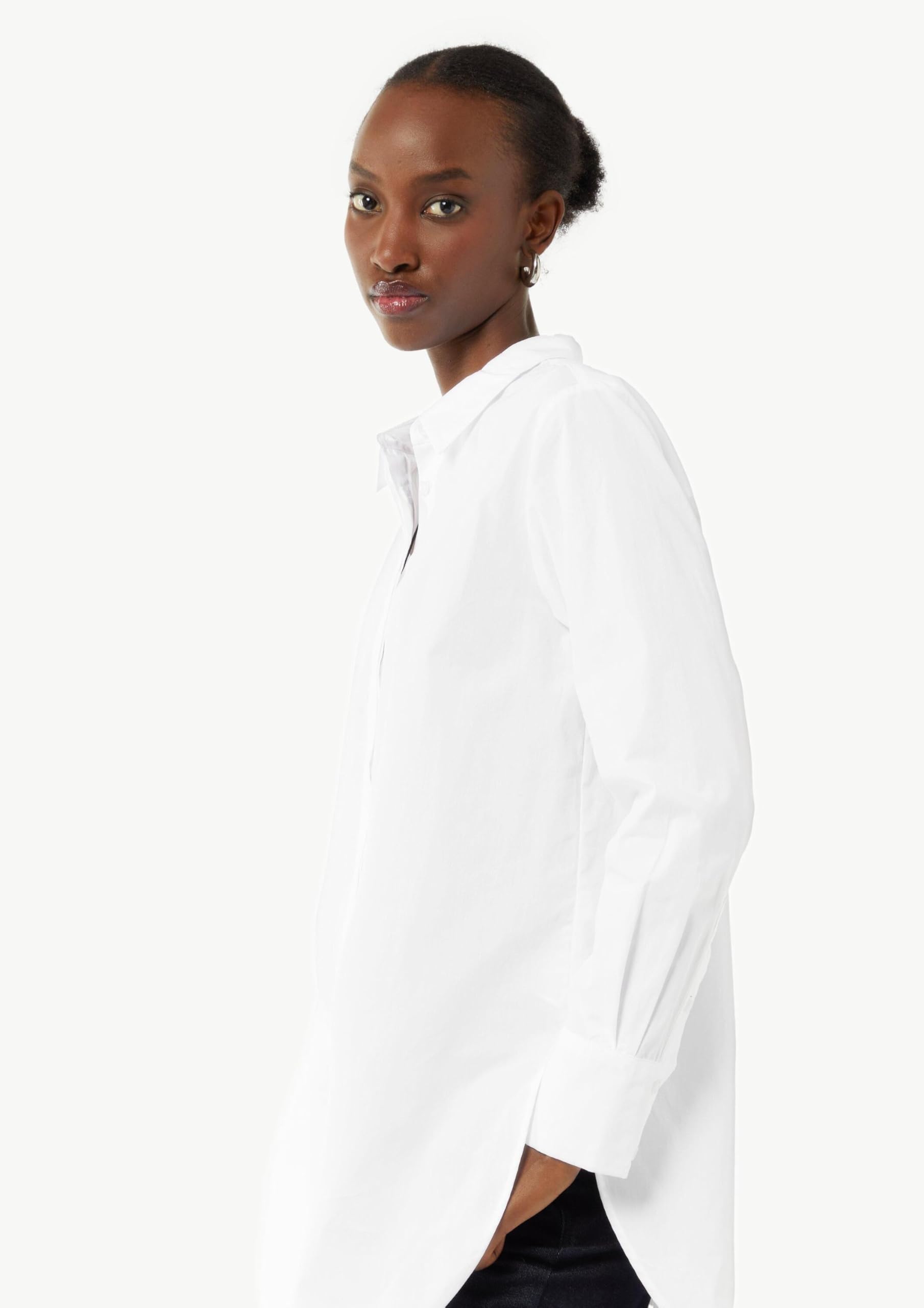 comma-blouses-damen-bluse-wei-gr-34-aus-baumwolle image 4