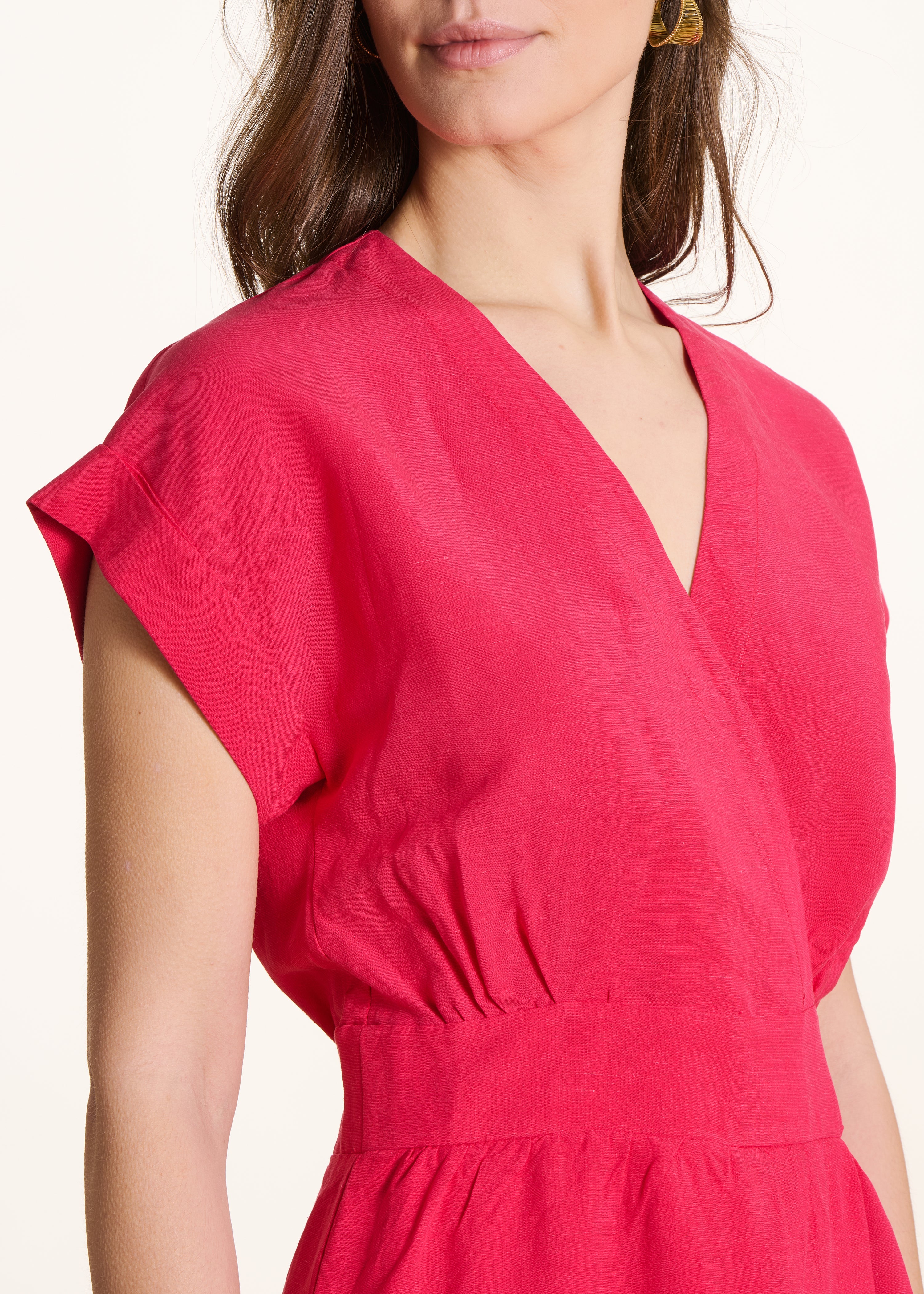 la-f-e-marabout-e-fresa-maxikleid-fuchsia-wickel-leinen image 4