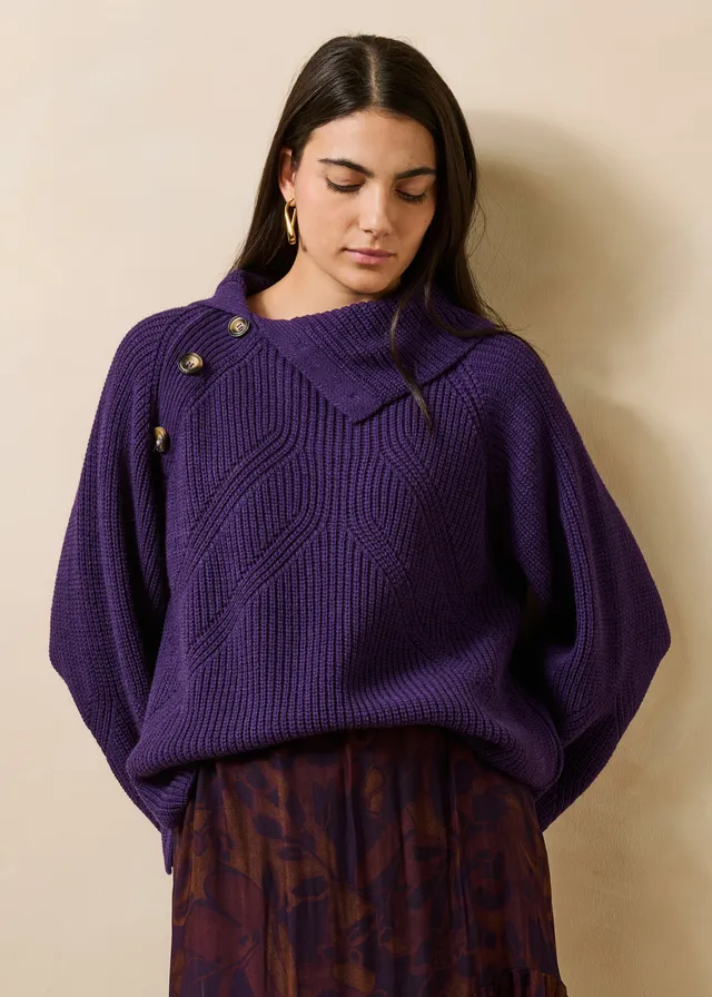 la-f-e-marabout-e-galacto-pullover-violett-cassis-gr-s image 1