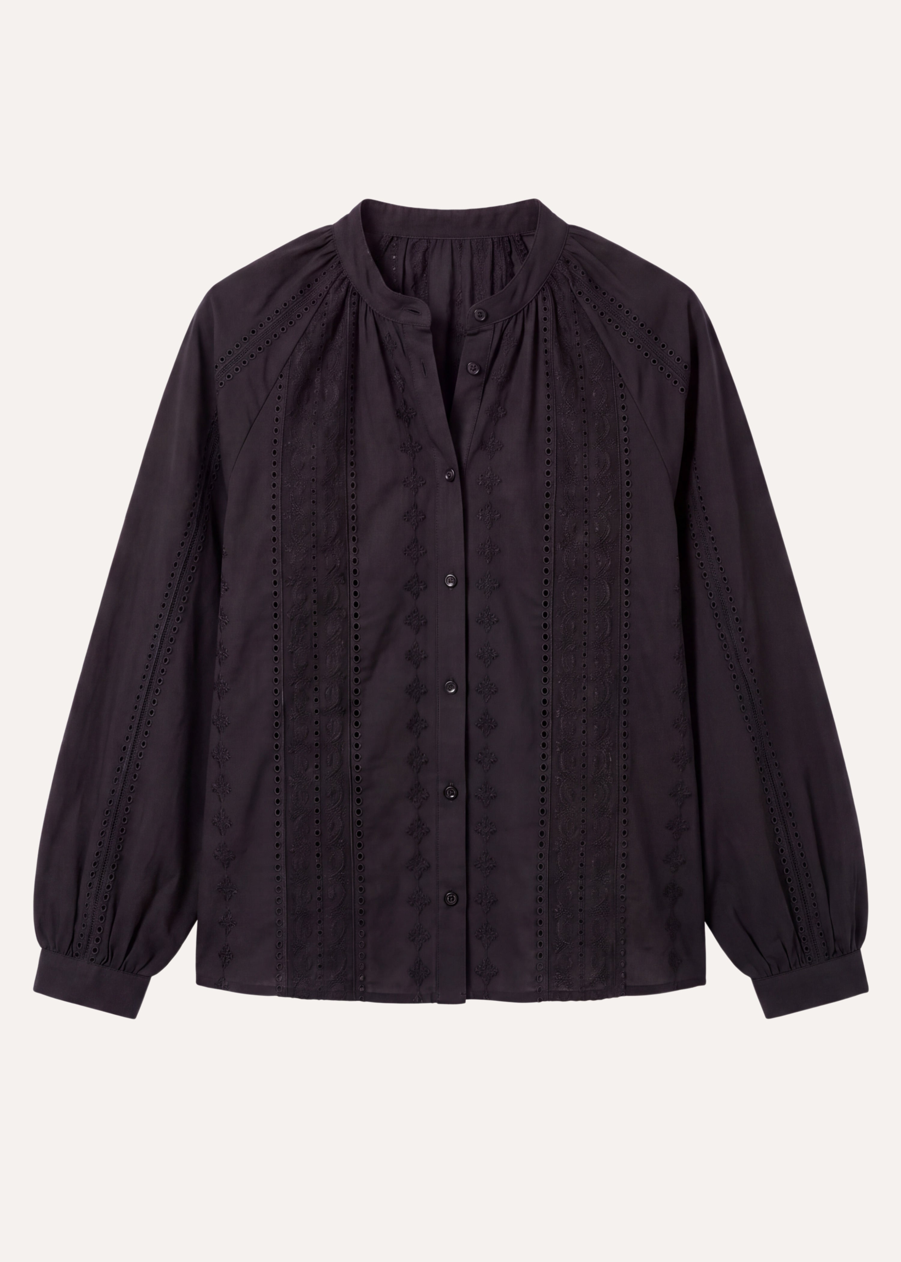 la-f-e-marabout-e-elvia-bluse-schwarz-ethno-jacquard image 6