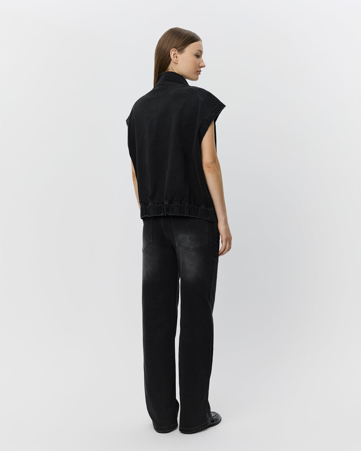 sofie-schnoor-women-vegasw-weste-oversize-washed-black image 4
