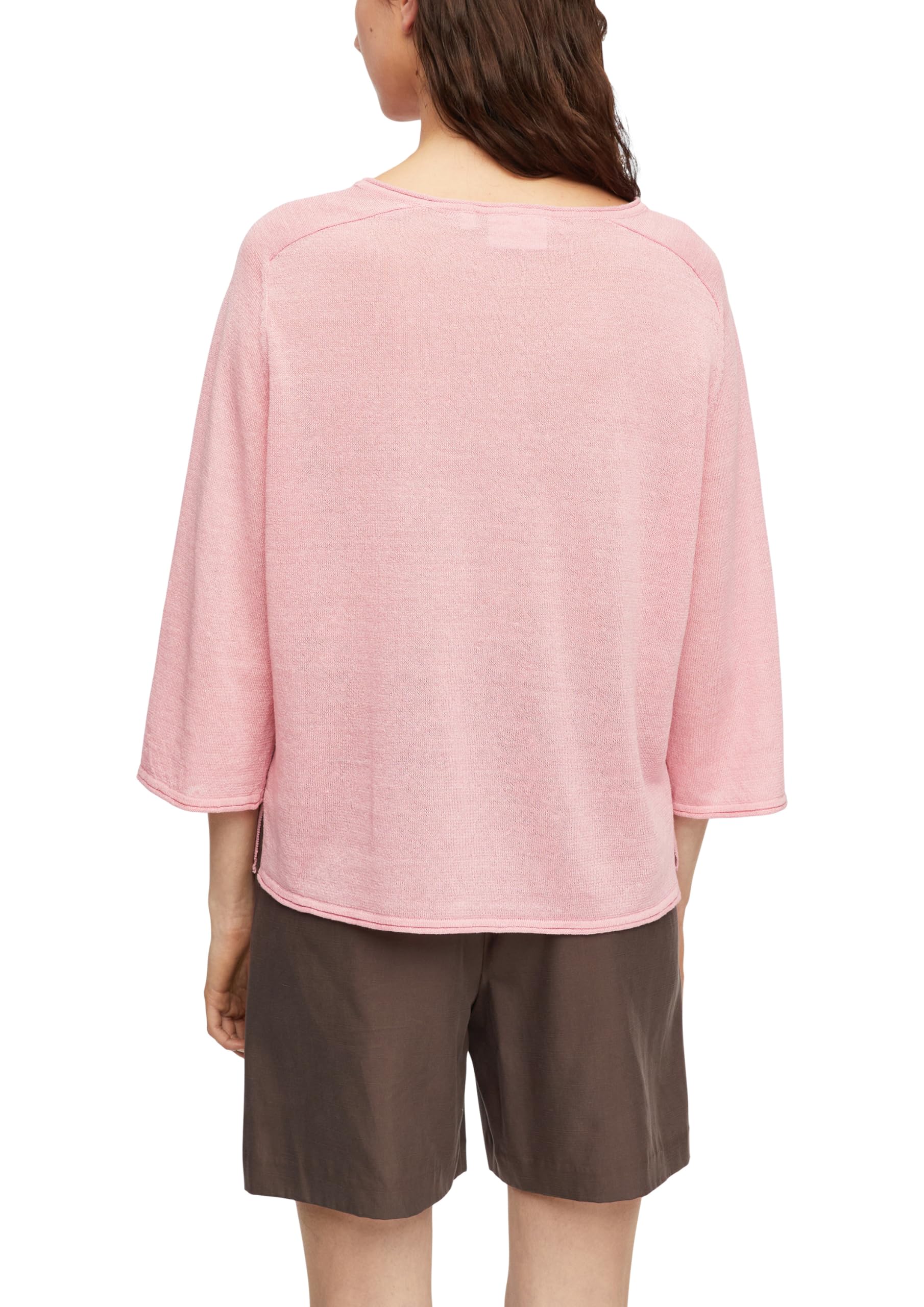 comma-feinstrick-pullover-damen-gr-42-3-4-arm-rosa image 2
