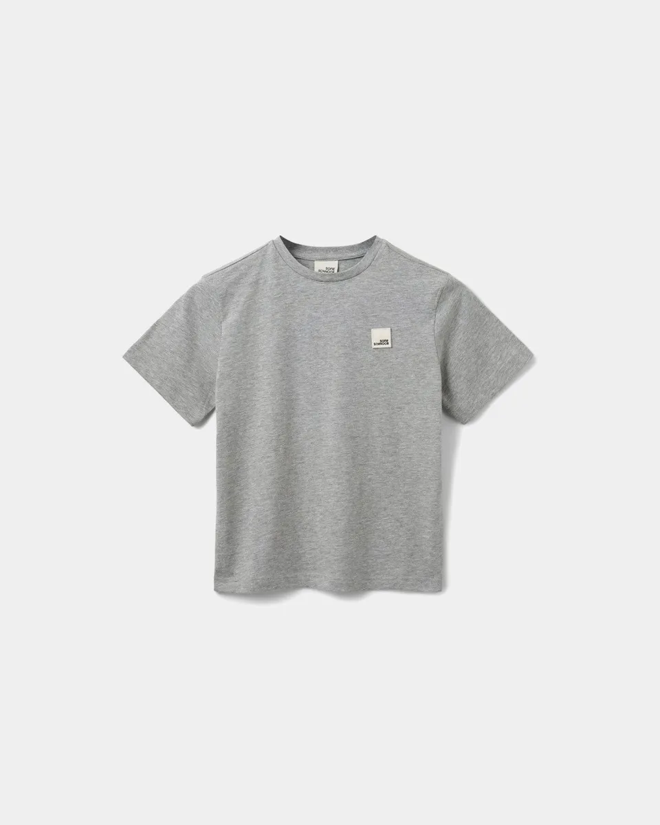 sofie-schnoor-young-verasy-t-shirt-grau-melange-baumwolle image 1