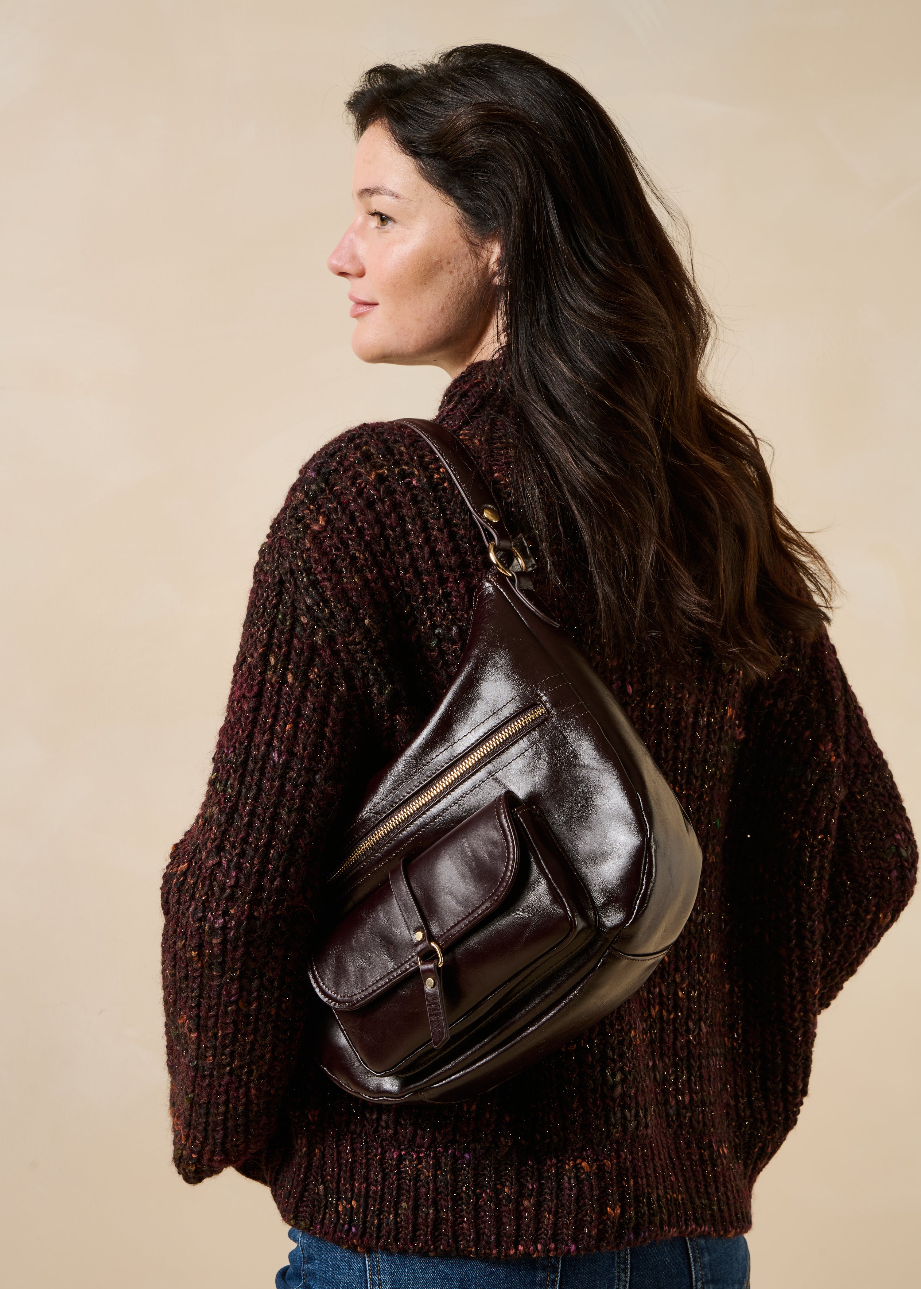 la-f-e-marabout-e-gluban-handtasche-braun-leder image 3