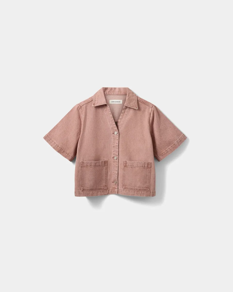 sofie-schnoor-women-manjasw-denimhemd-rose-kurzarm-oversize image 1